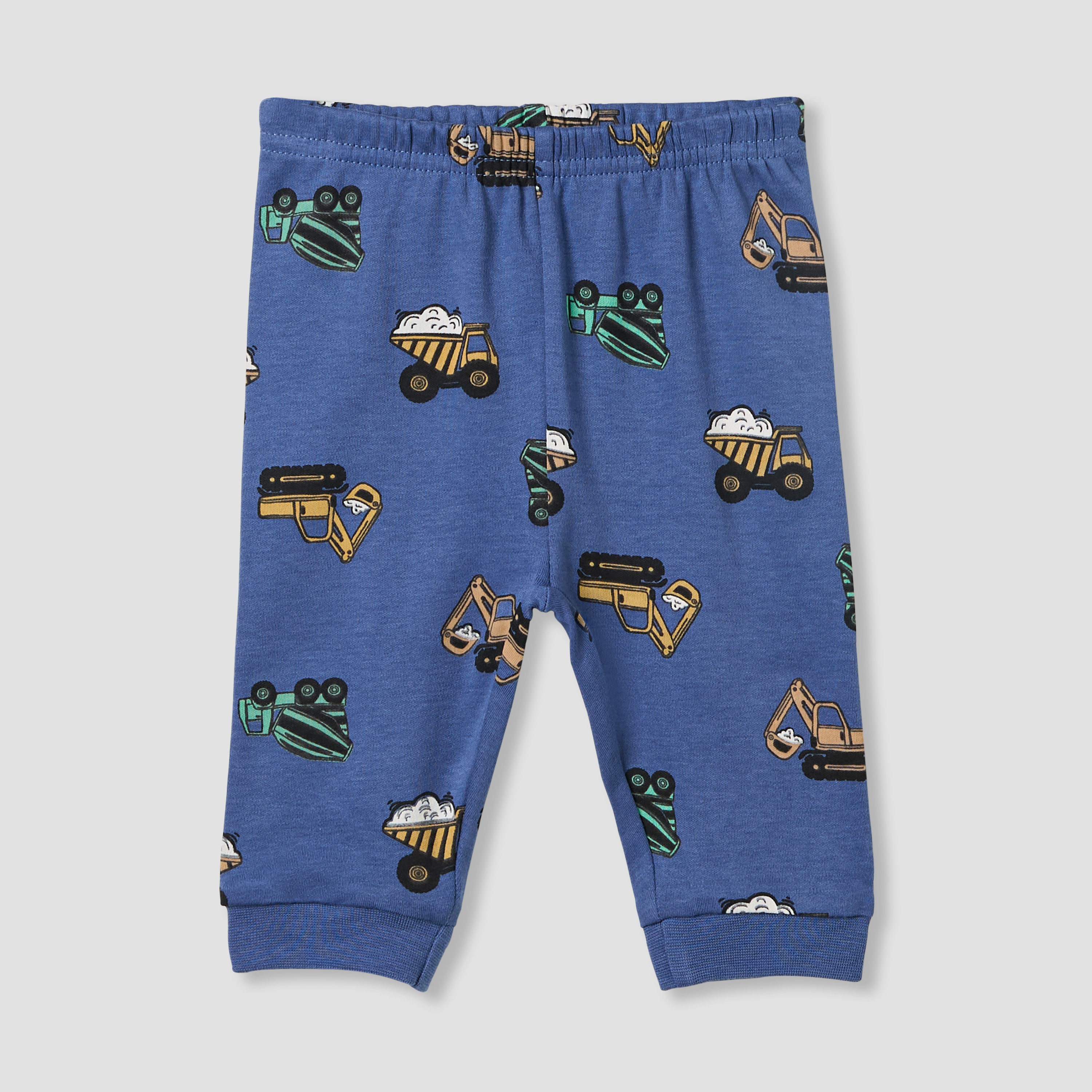 Juniors Pyjama Set with Construction Print - Cotton - Long Sleeves - Round Neck - Set of 3-baby-boys-clothing-nightwear-pyjamasets-image-5