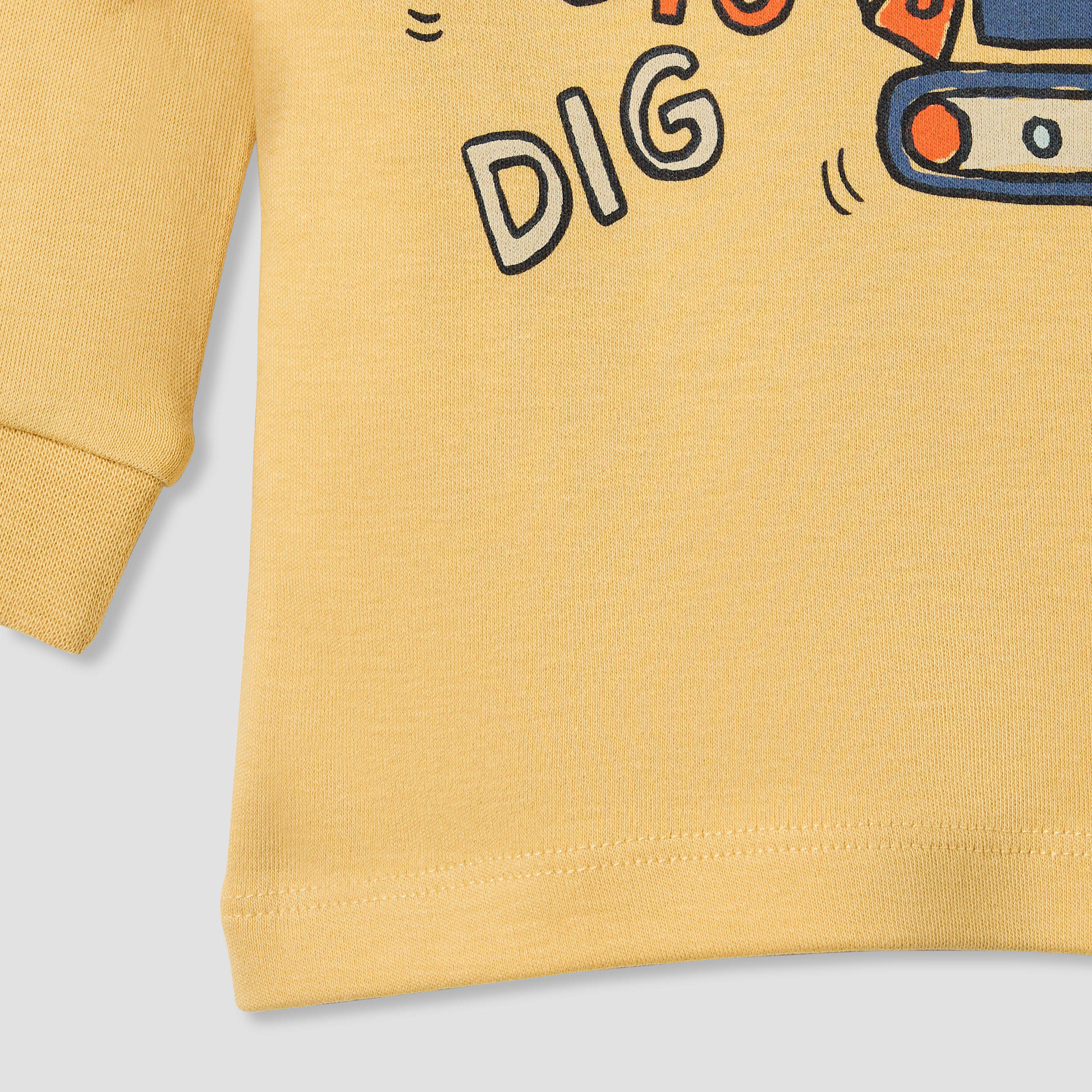 Juniors Pyjama Set with Construction Print - Cotton - Long Sleeves - Round Neck - Set of 3-baby-boys-clothing-nightwear-pyjamasets-image-8