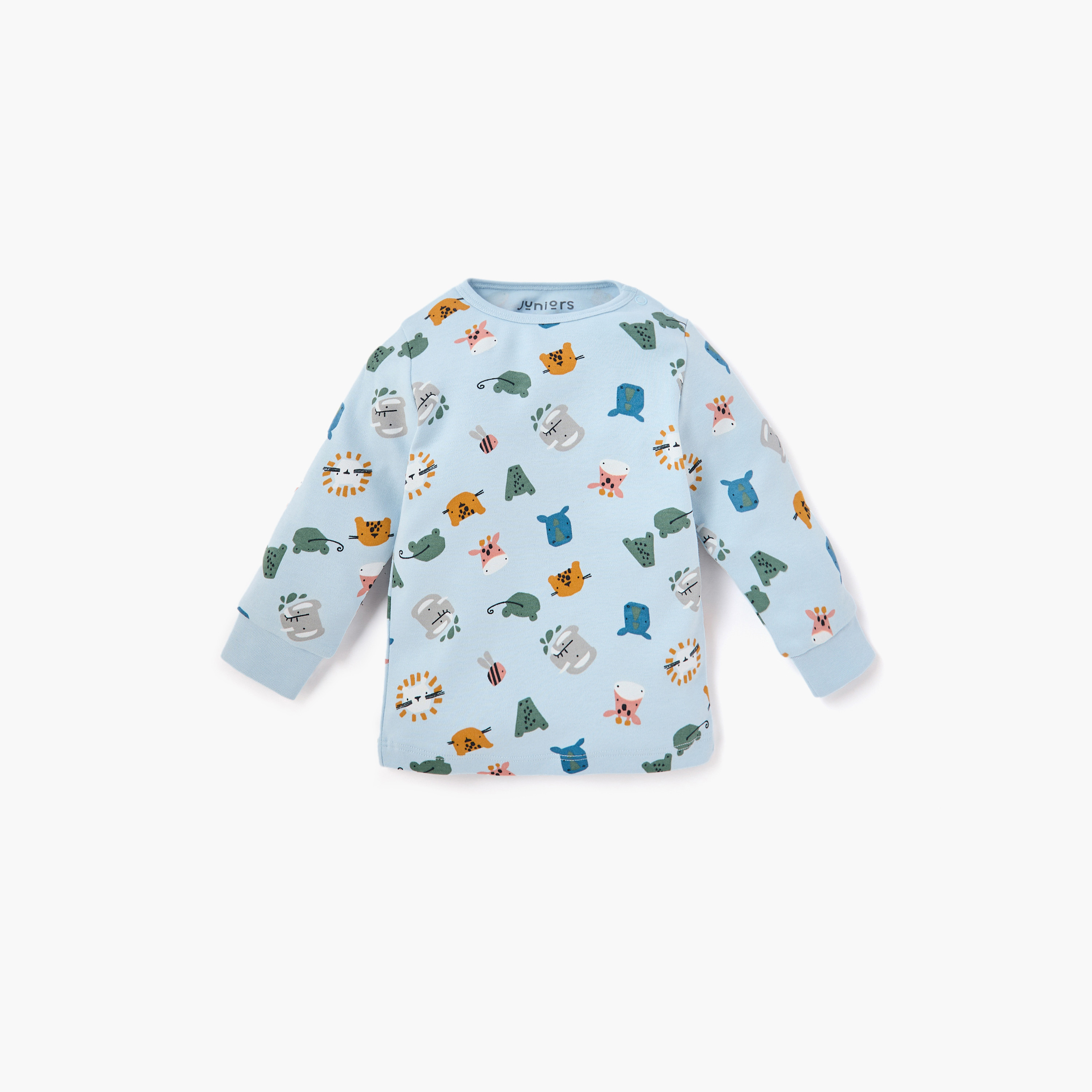 Juniors Printed T-shirts and Pyjamas - Set of 3-baby-boys-clothing-nightwear-pyjamasets-image-6