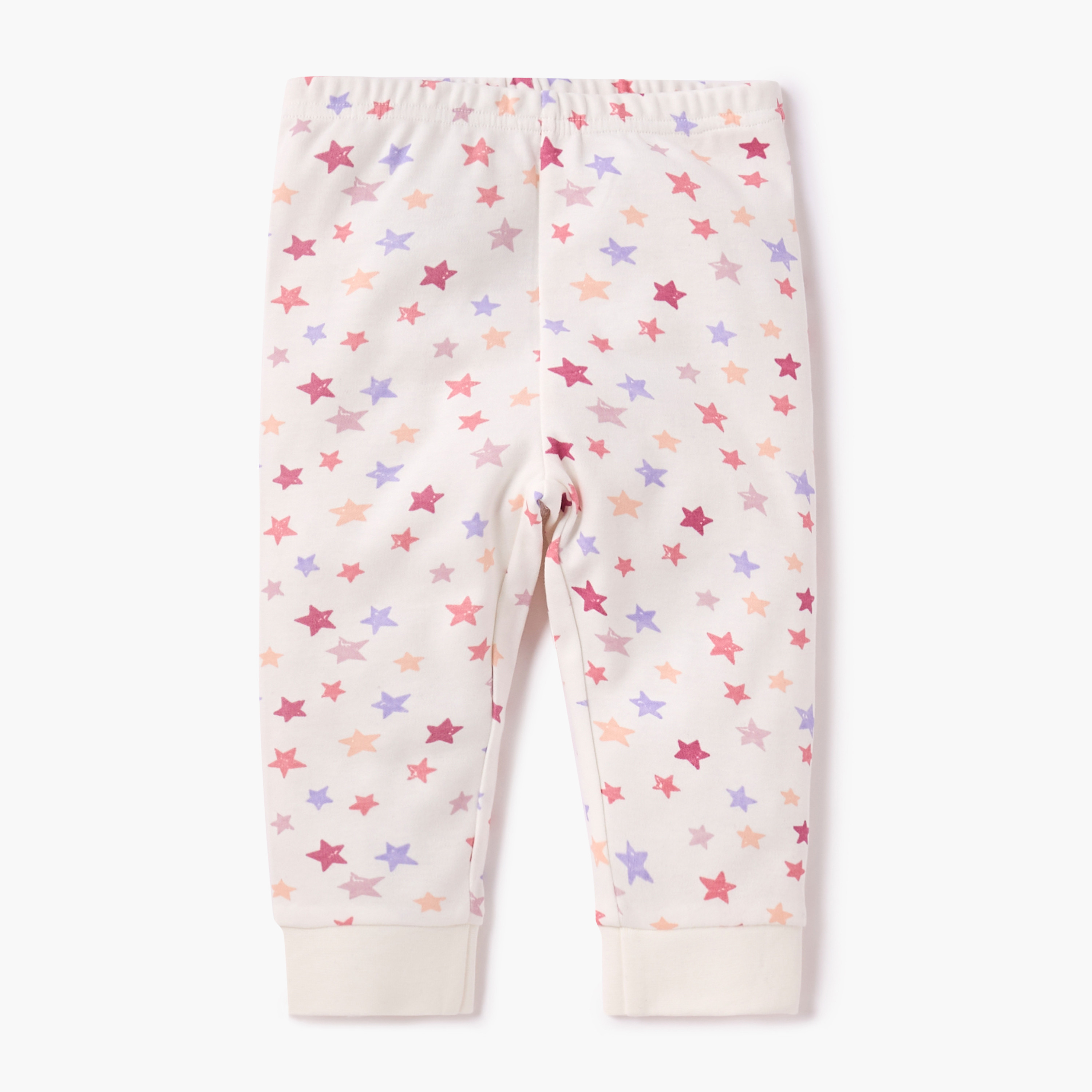 Juniors Printed T-shirt and Pyjama - Set of 3-baby-girls-clothing-nightwear-pyjamasets-image-3