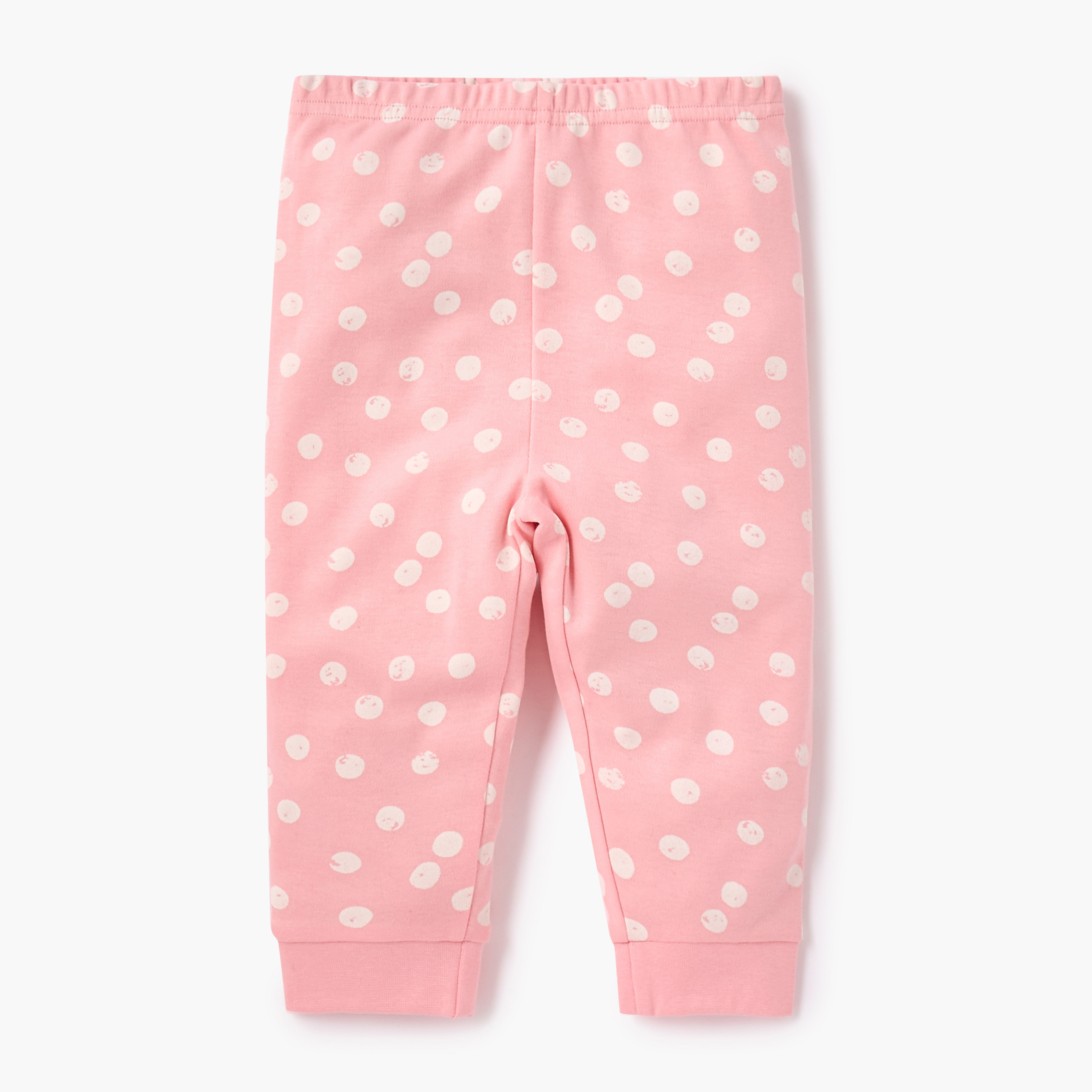Juniors Printed T-shirt and Pyjama - Set of 3-baby-girls-clothing-nightwear-pyjamasets-image-7