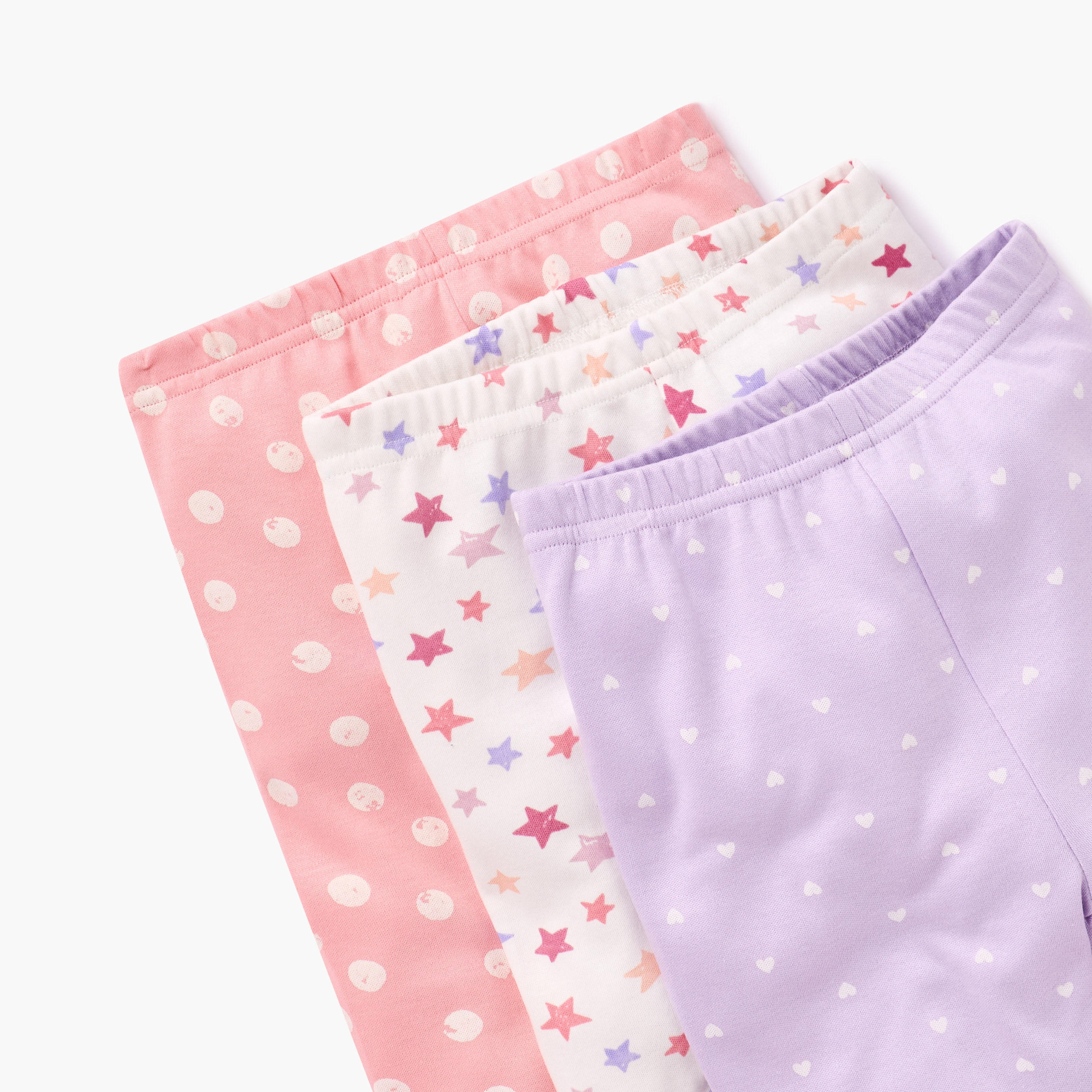 Juniors Printed T-shirt and Pyjama - Set of 3-baby-girls-clothing-nightwear-pyjamasets-image-9