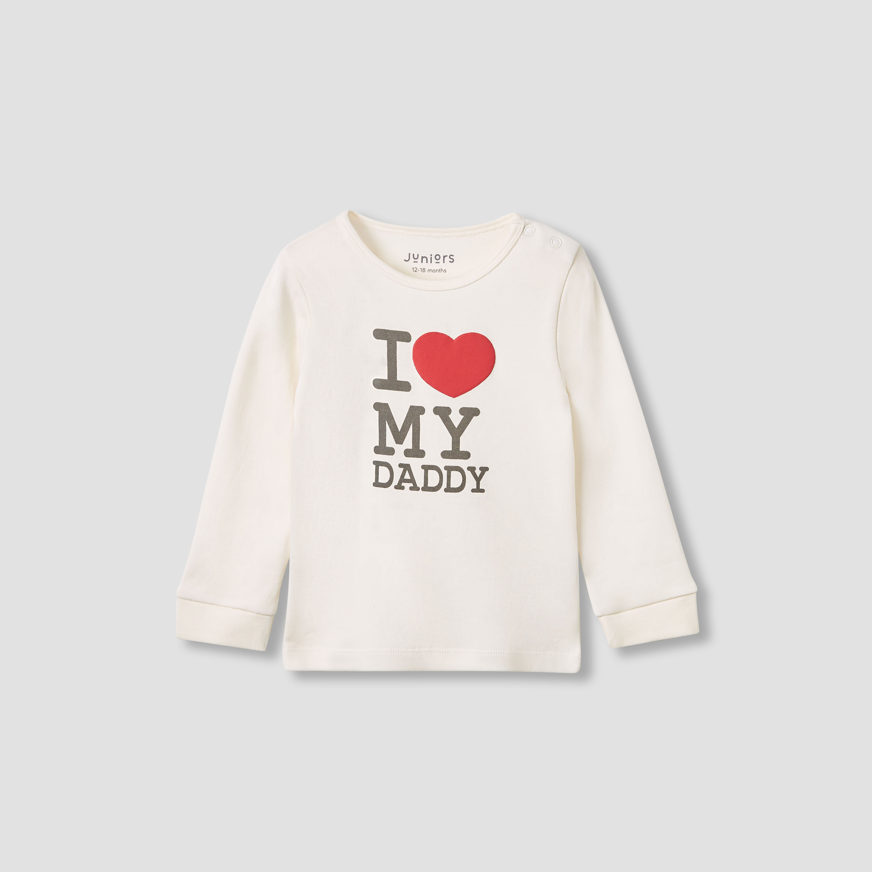 Juniors Heart Print T-shirt and Pyjama Set-baby-girls-clothing-nightwear-pyjamasets-image-2