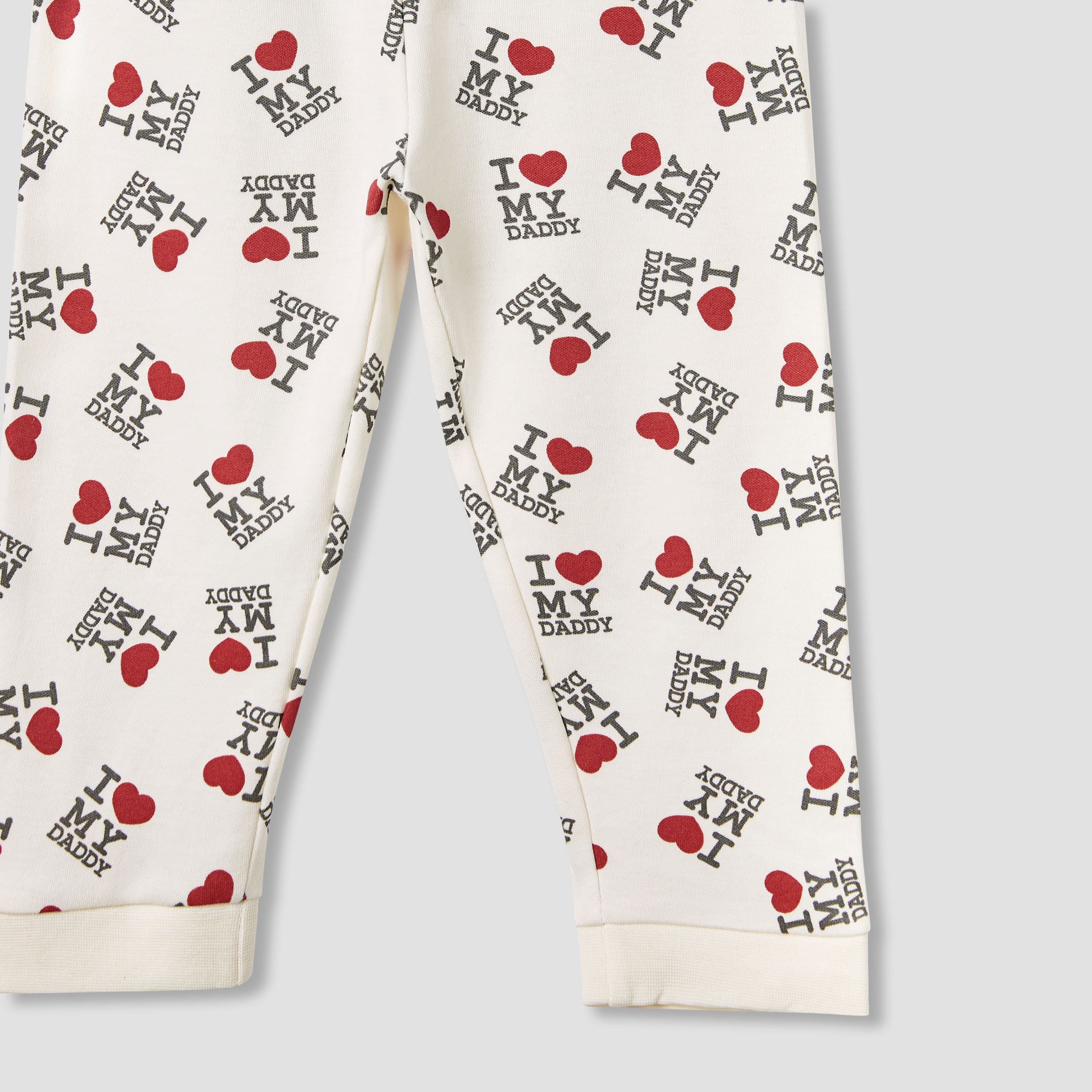 Juniors Heart Print T-shirt and Pyjama Set-baby-girls-clothing-nightwear-pyjamasets-image-7