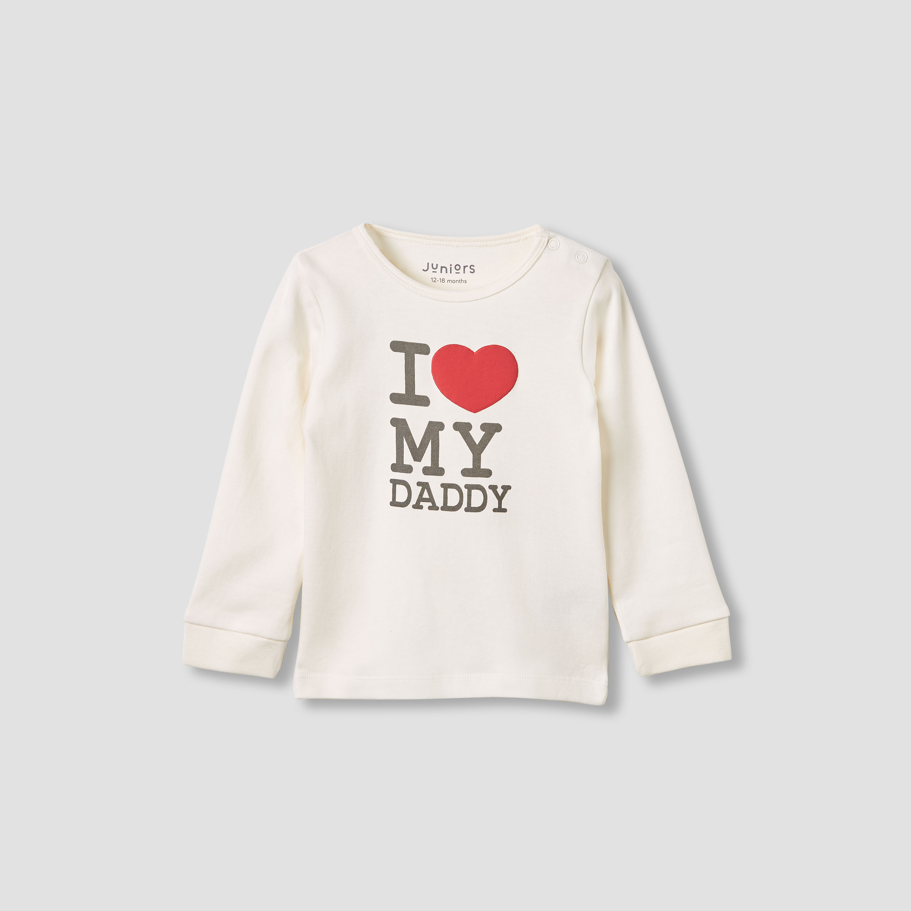 Juniors Heart Print T-shirt and Pyjama Set-baby-girls-clothing-nightwear-pyjamasets-image-2