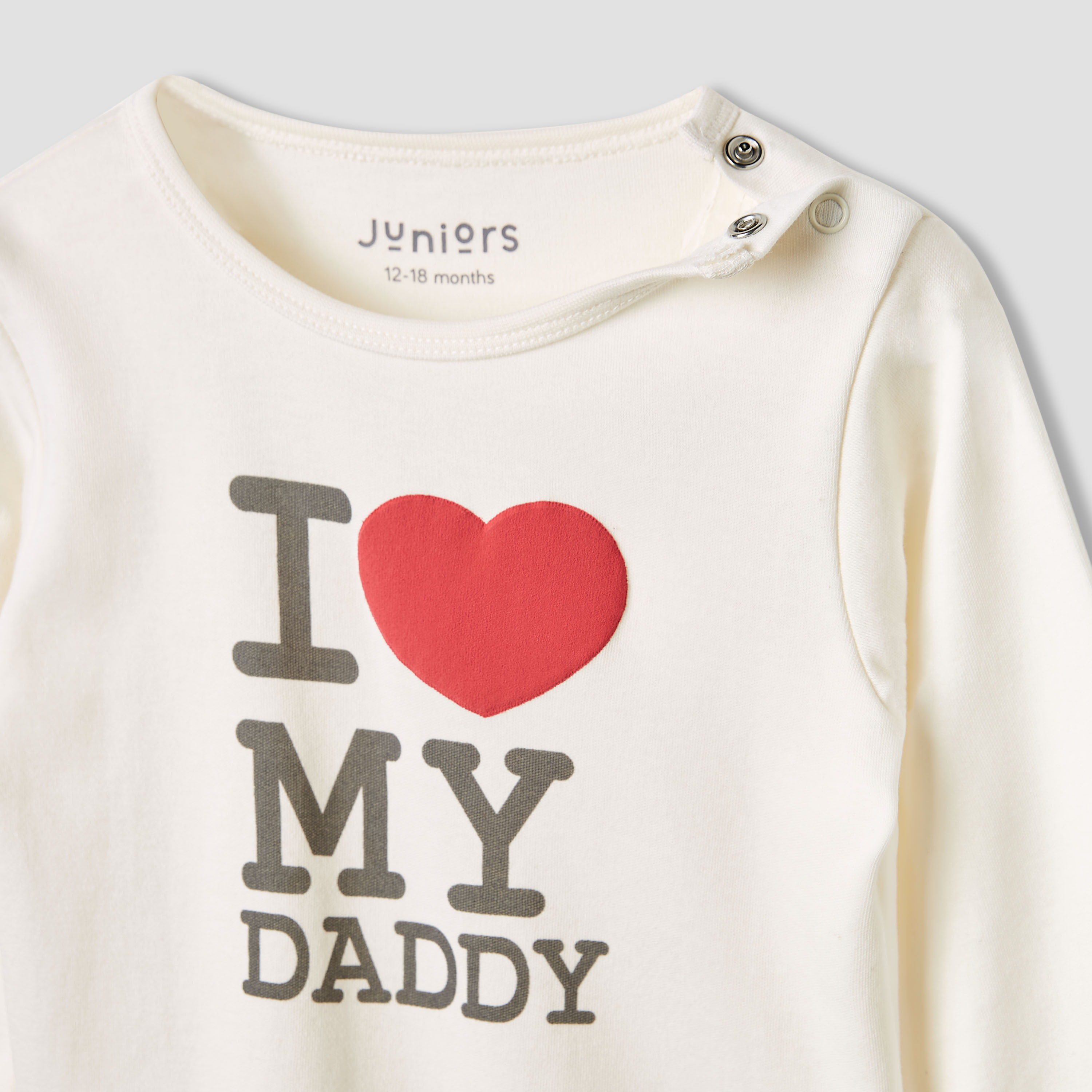 Juniors Heart Print T-shirt and Pyjama Set-baby-girls-clothing-nightwear-pyjamasets-image-4