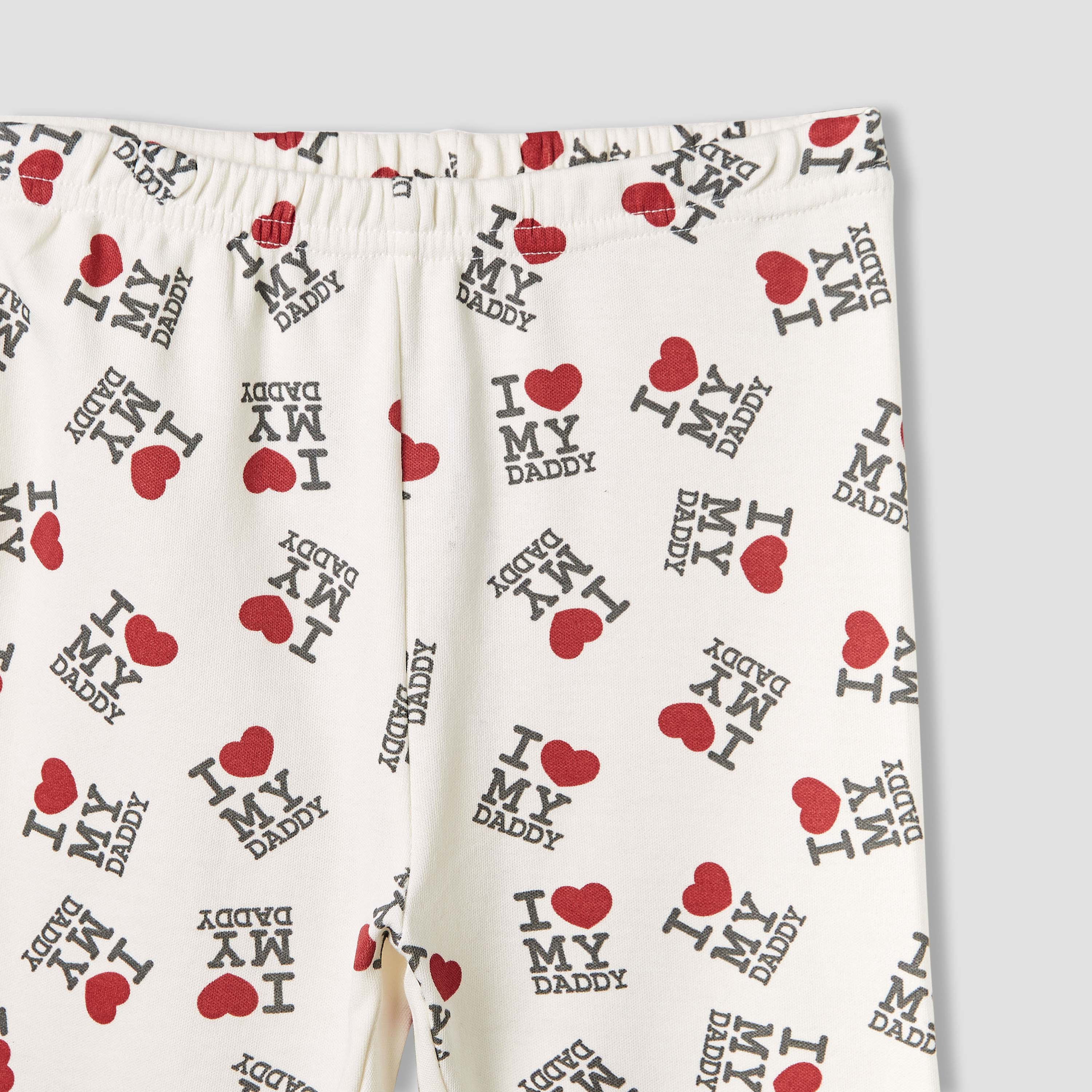 Juniors Heart Print T-shirt and Pyjama Set-baby-girls-clothing-nightwear-pyjamasets-image-6