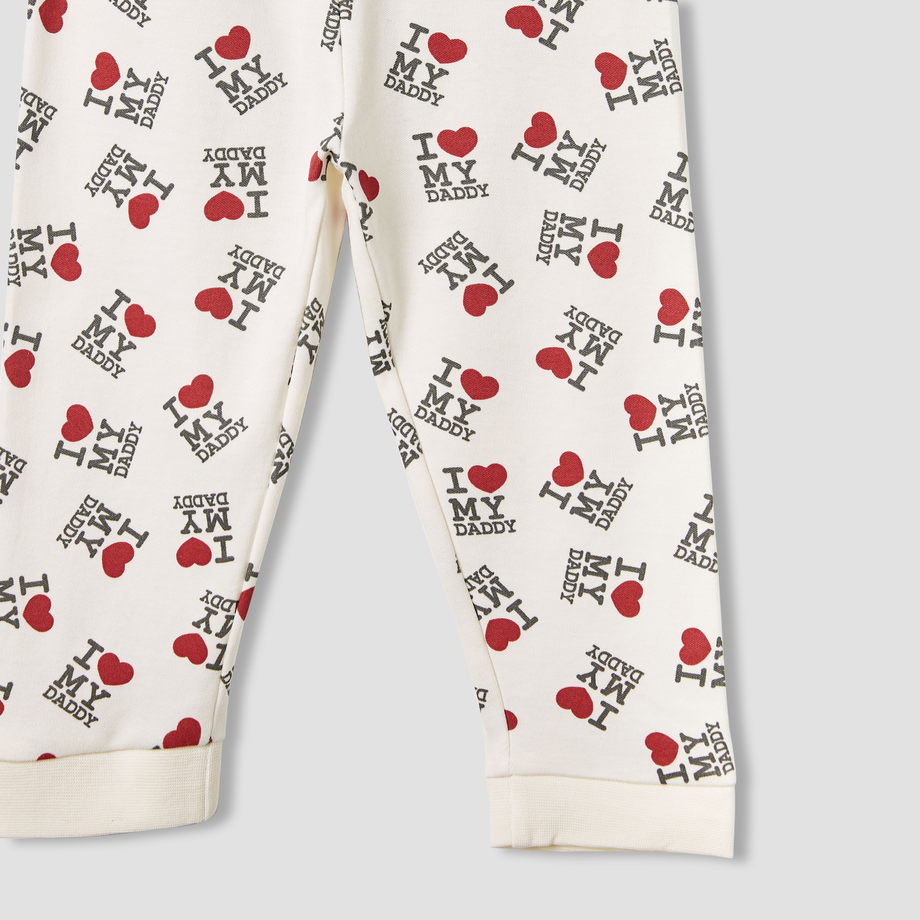Juniors Heart Print T-shirt and Pyjama Set-baby-girls-clothing-nightwear-pyjamasets-image-7
