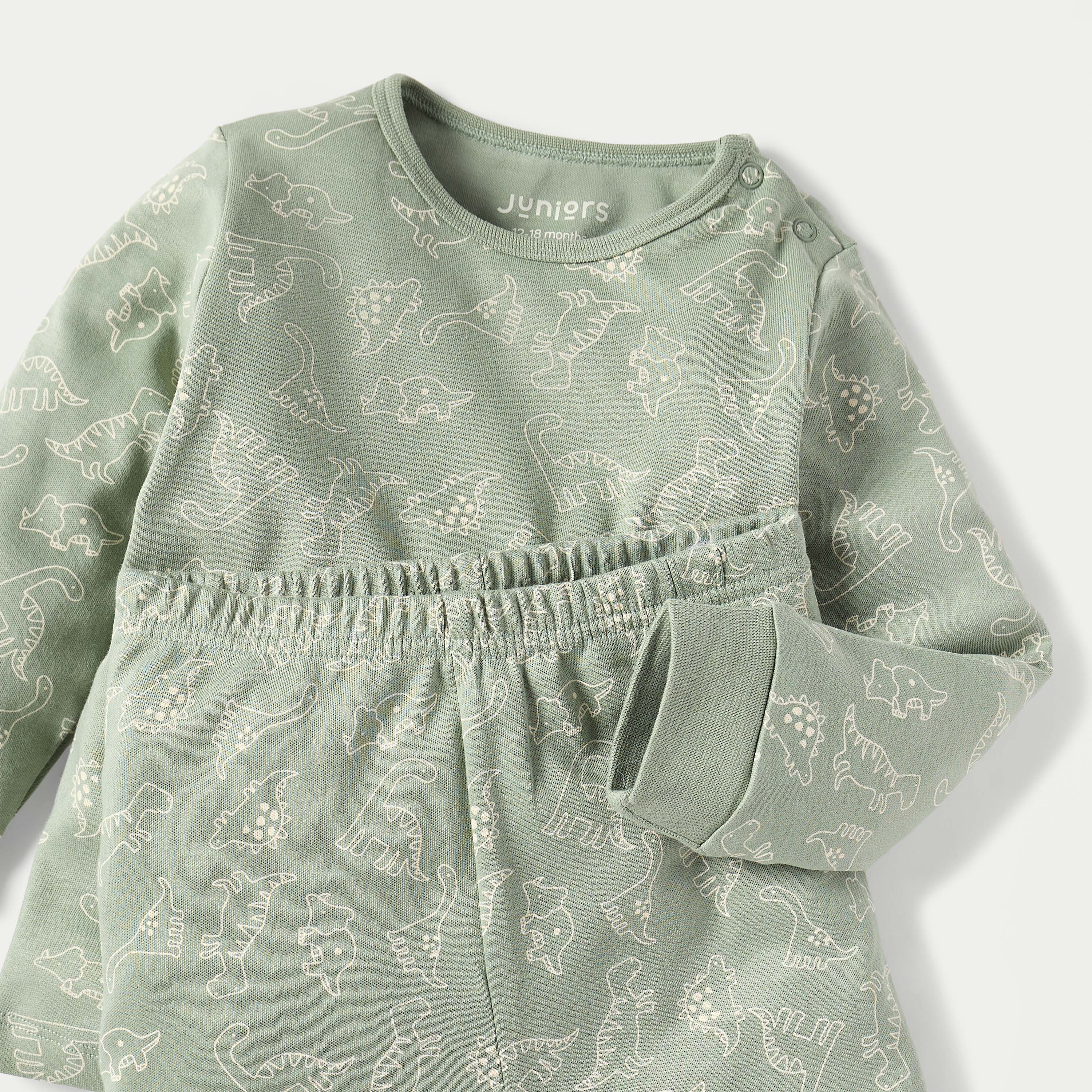طقم بنطلون بيجاما وتيشيرت بطبعات ديناصور من جونيورز-baby-boys-clothing-nightwear-pyjamasets-image-5