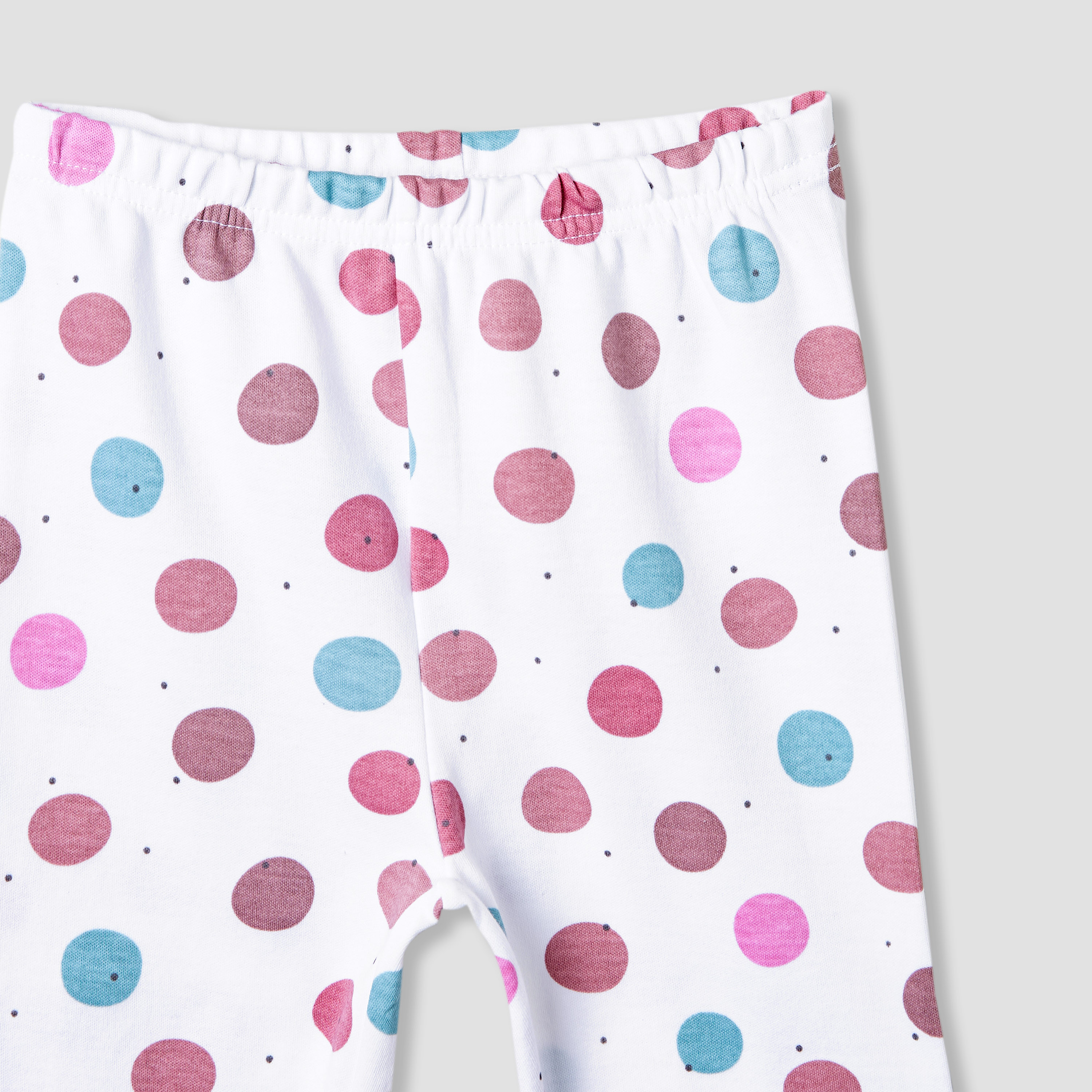 Juniors Embroidered T-shirt and Printed Pyjama Set-baby-girls-clothing-nightwear-pyjamasets-image-6