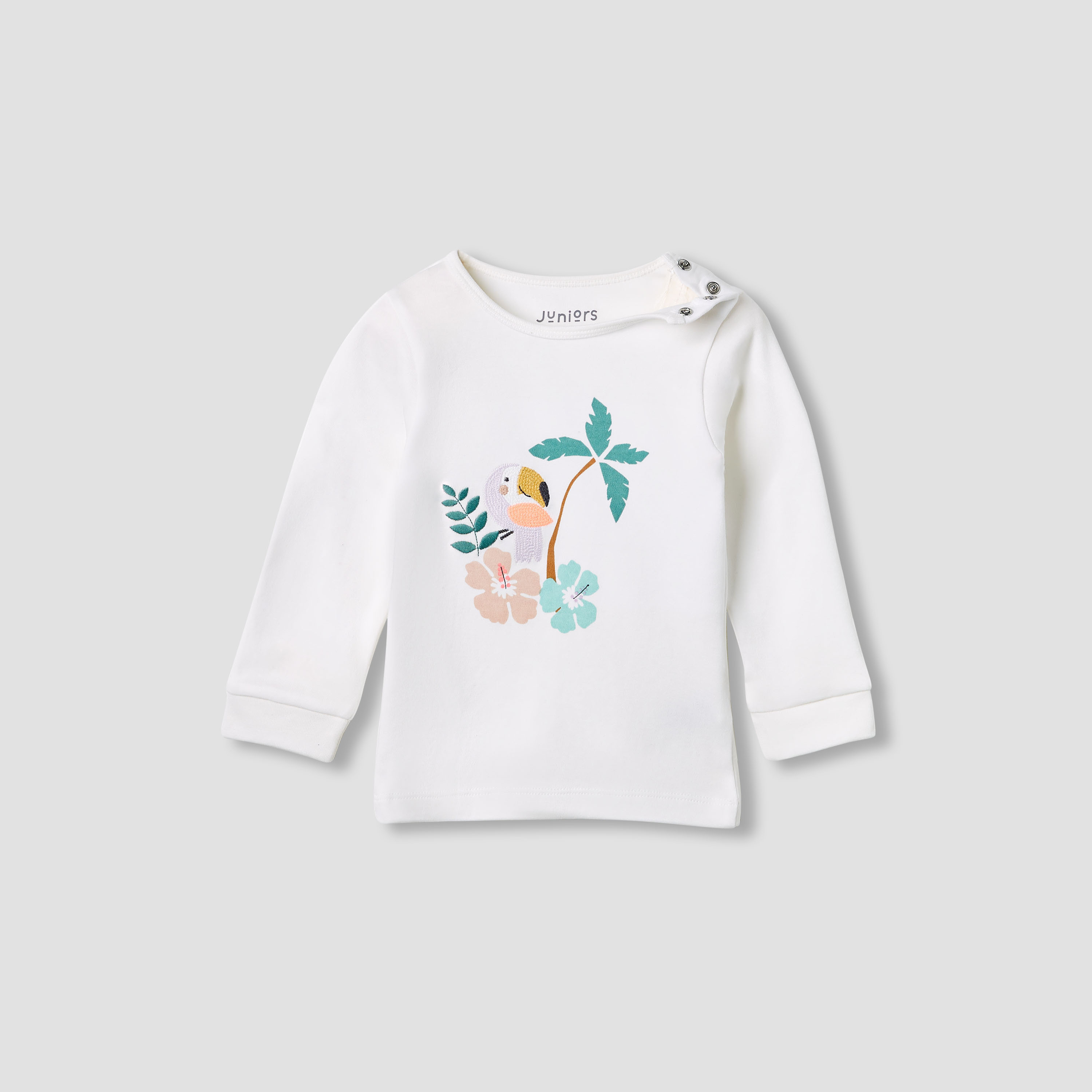 Juniors Printed T-shirt and Pyjama Set-baby-girls-clothing-nightwear-pyjamasets-image-2