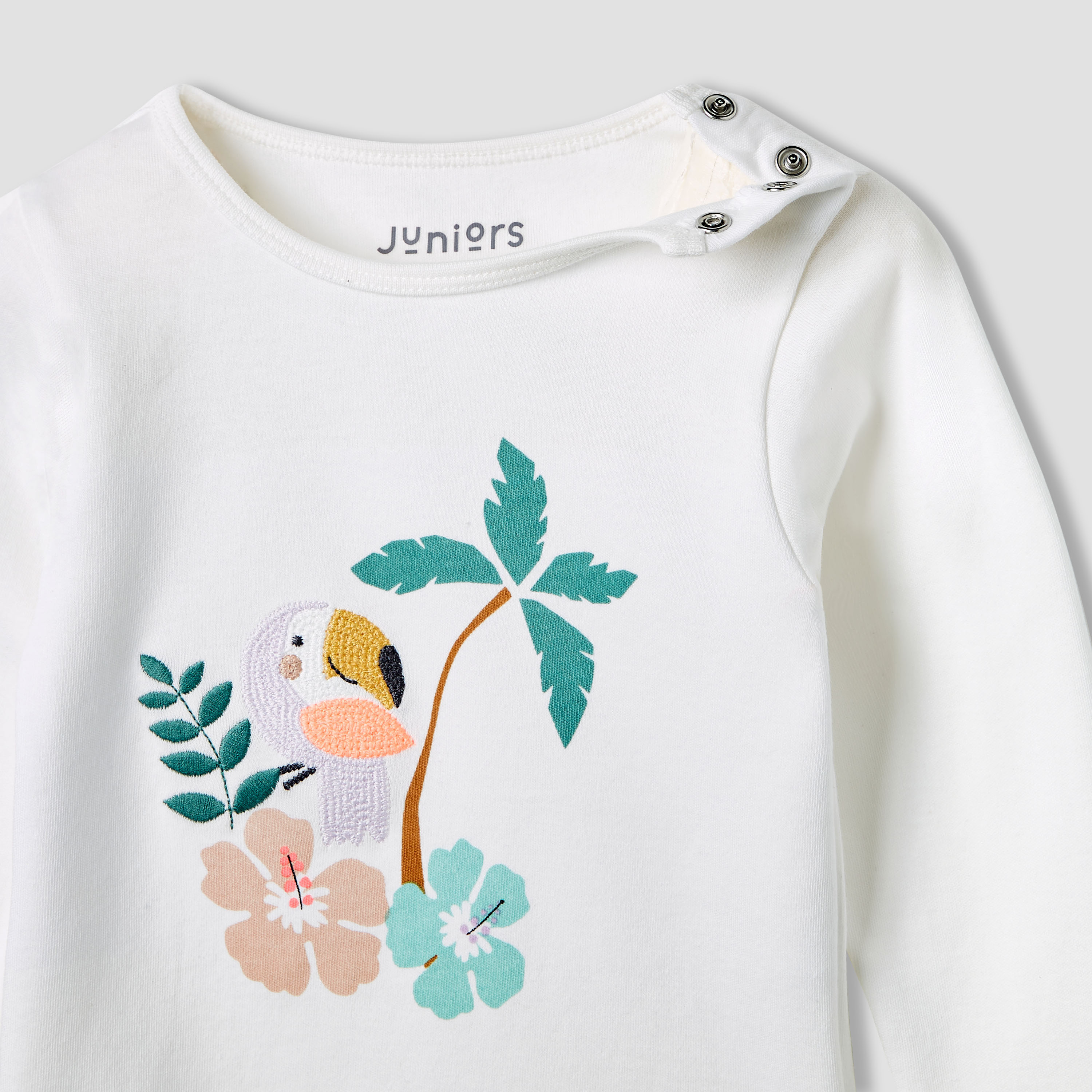 Juniors Printed T-shirt and Pyjama Set-baby-girls-clothing-nightwear-pyjamasets-image-5