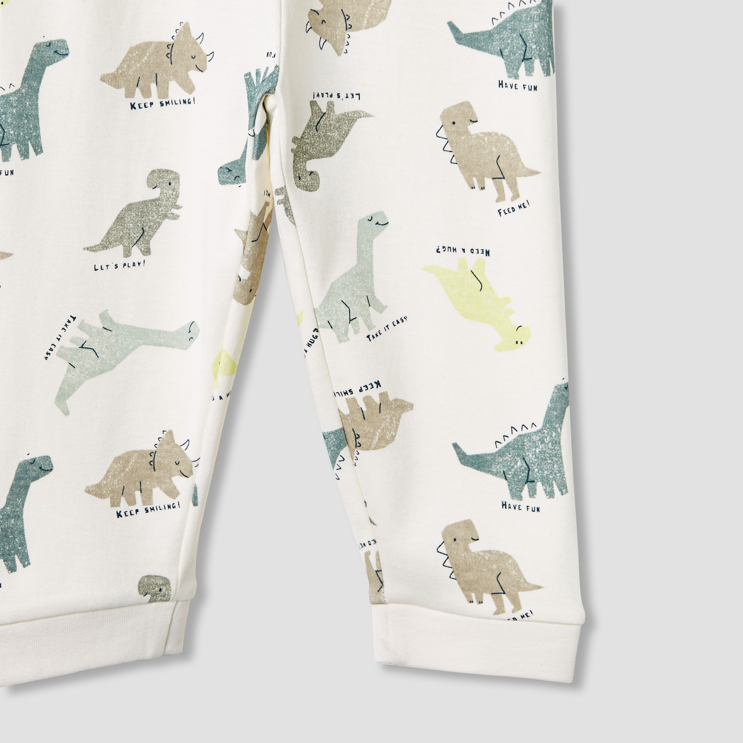 Juniors Dinosaur Print T-shirt and Pyjama Set-baby-boys-clothing-nightwear-pyjamasets-image-8