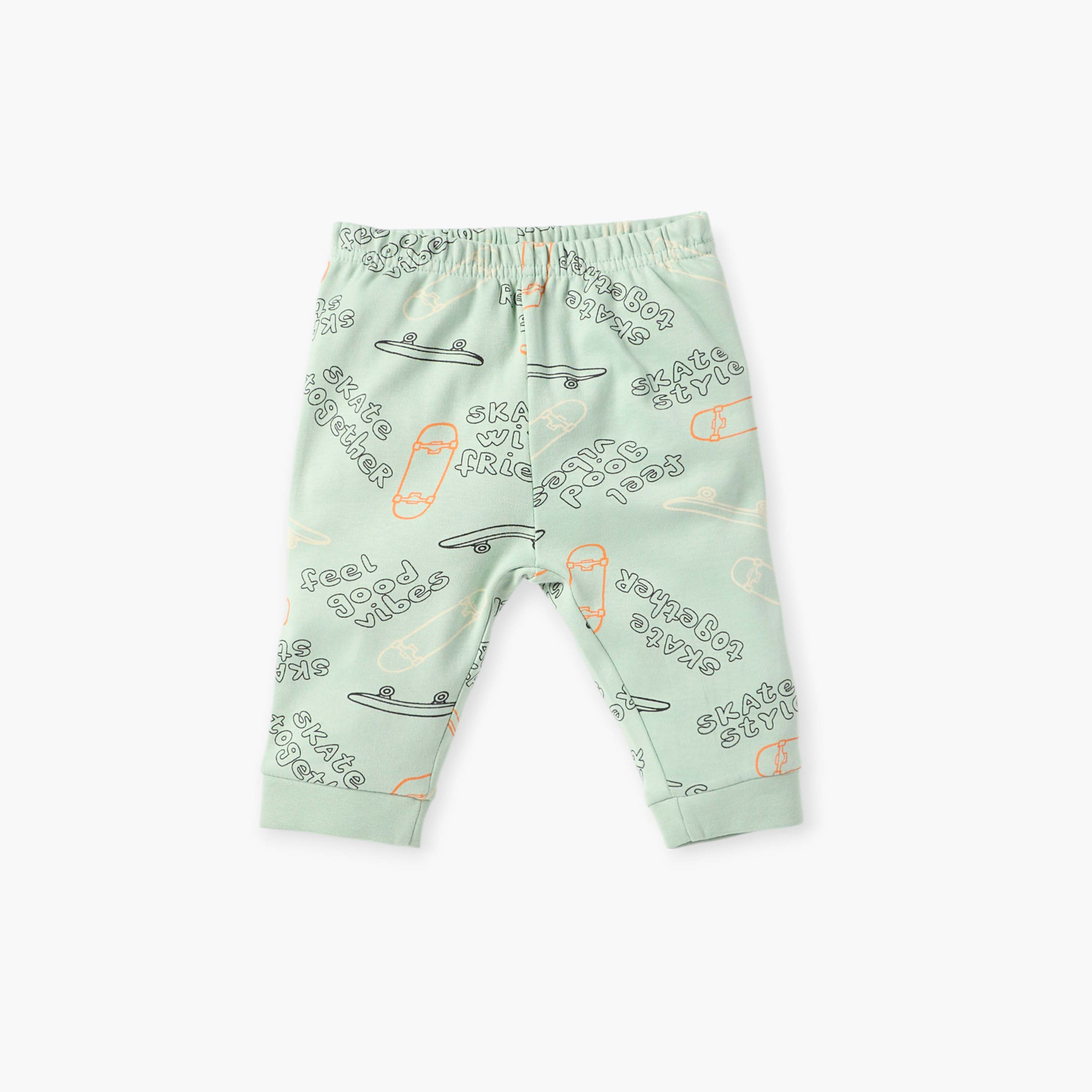 طقم بنطلون بيجاما وتيشيرت بطبعات من جونيورز-baby-boys-clothing-nightwear-pyjamasets-image-3