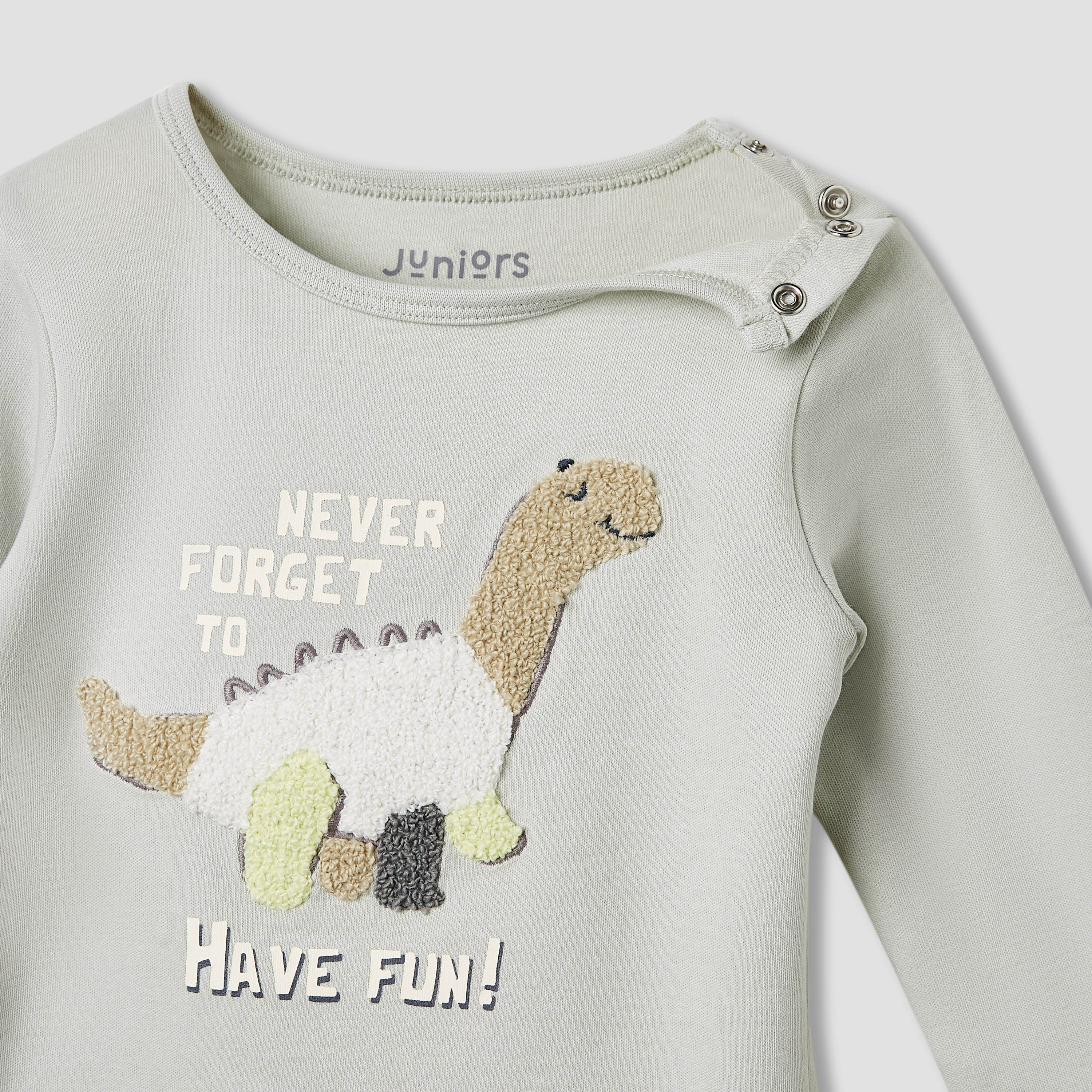 Juniors Dinosaur Print T-shirt and Pyjama Set-baby-boys-clothing-nightwear-pyjamasets-image-5