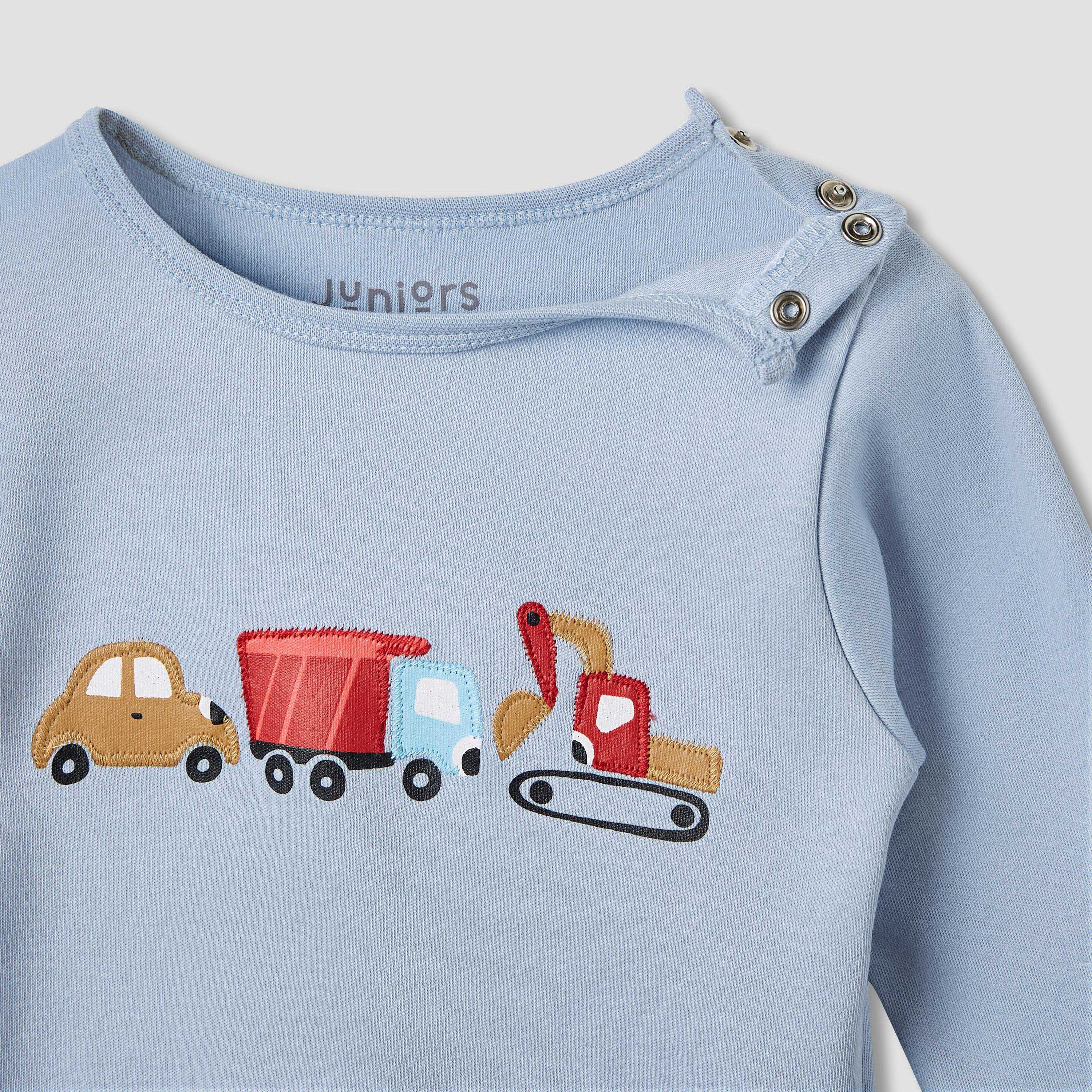 Juniors Printed Long Sleeves T-shirt and Pyjama Set-baby-boys-clothing-nightwear-pyjamasets-image-4