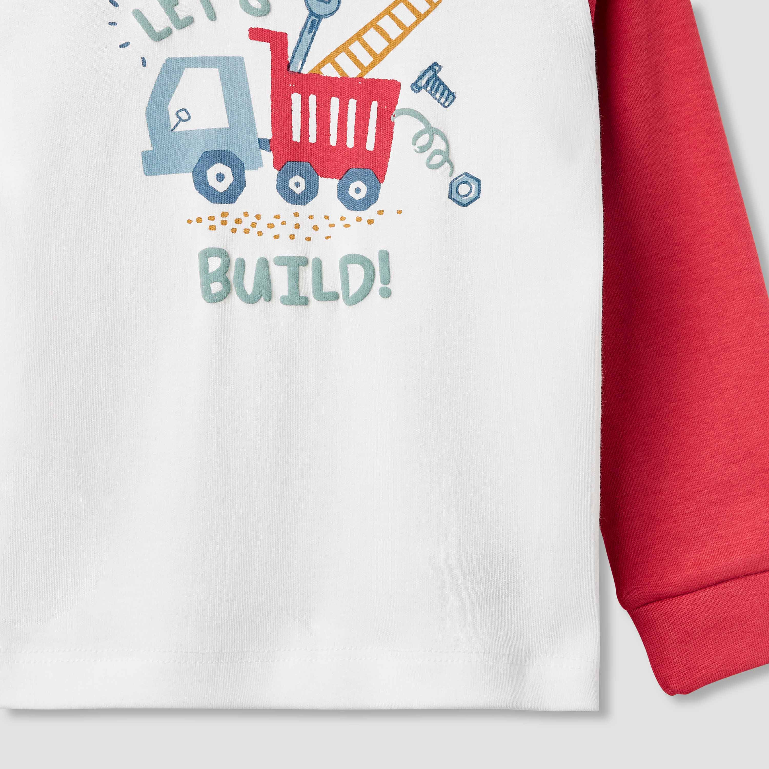 Juniors Graphic Print T-shirt and Pyjama Set-baby-boys-clothing-nightwear-pyjamasets-image-5