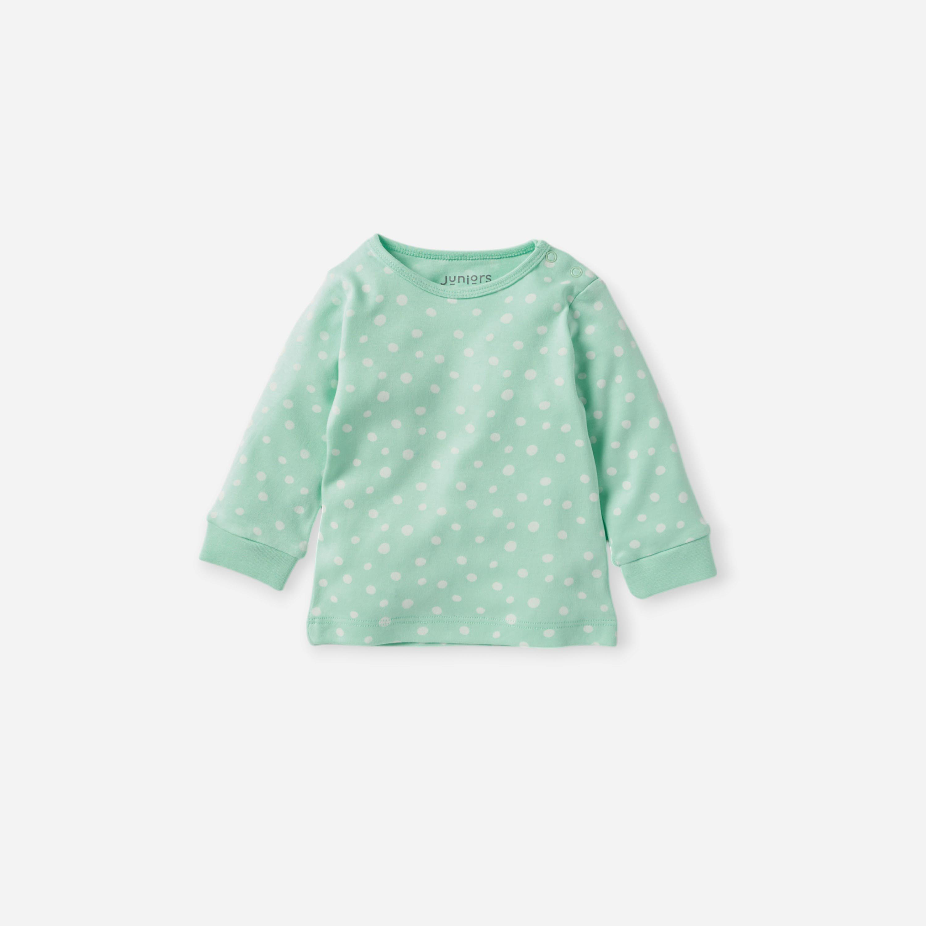 Juniors All-Over Polka Dot Print T-shirt and Pyjama Set-baby-girls-clothing-nightwear-pyjamasets-image-3