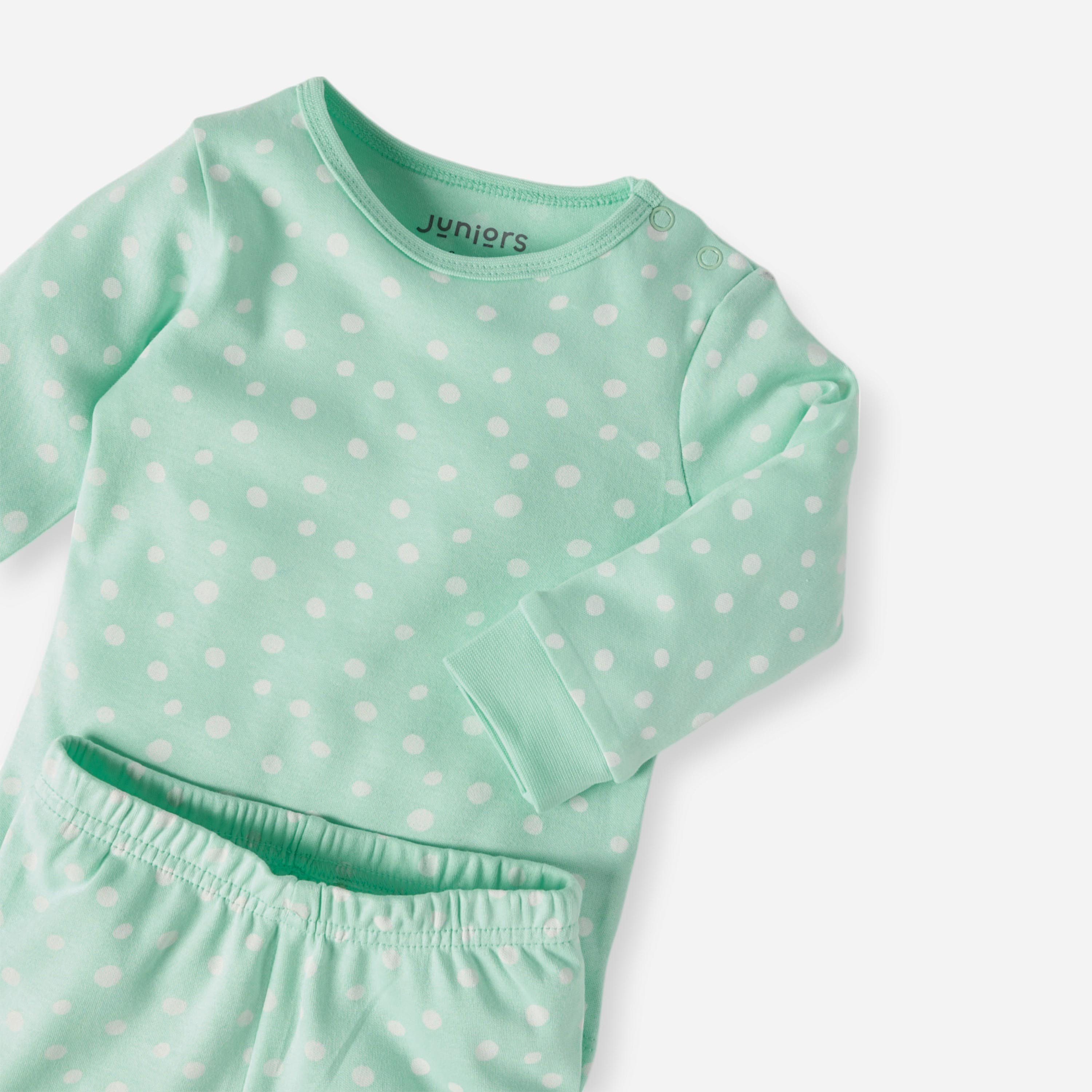 Juniors All-Over Polka Dot Print T-shirt and Pyjama Set-baby-girls-clothing-nightwear-pyjamasets-image-5