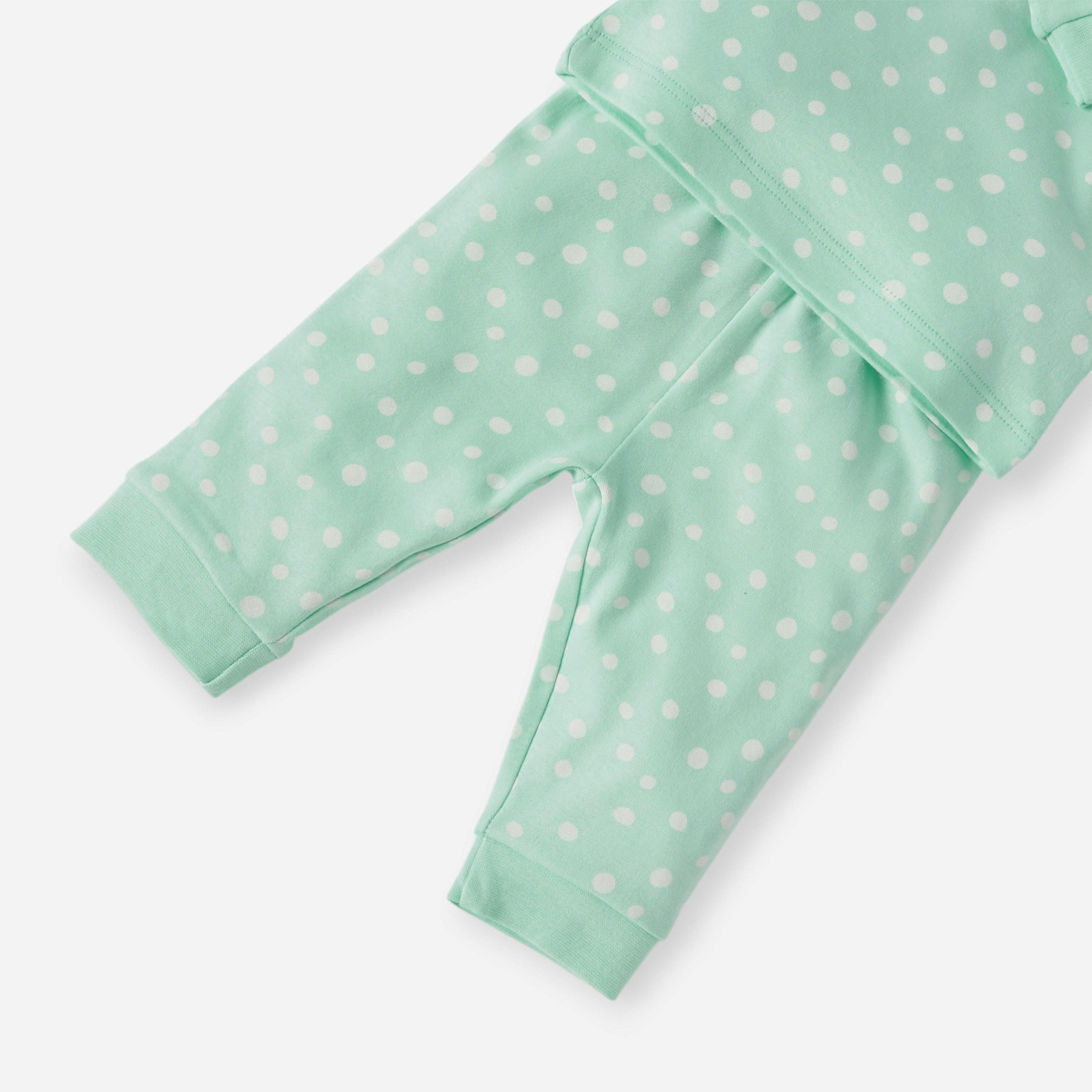 Juniors All-Over Polka Dot Print T-shirt and Pyjama Set-baby-girls-clothing-nightwear-pyjamasets-image-6