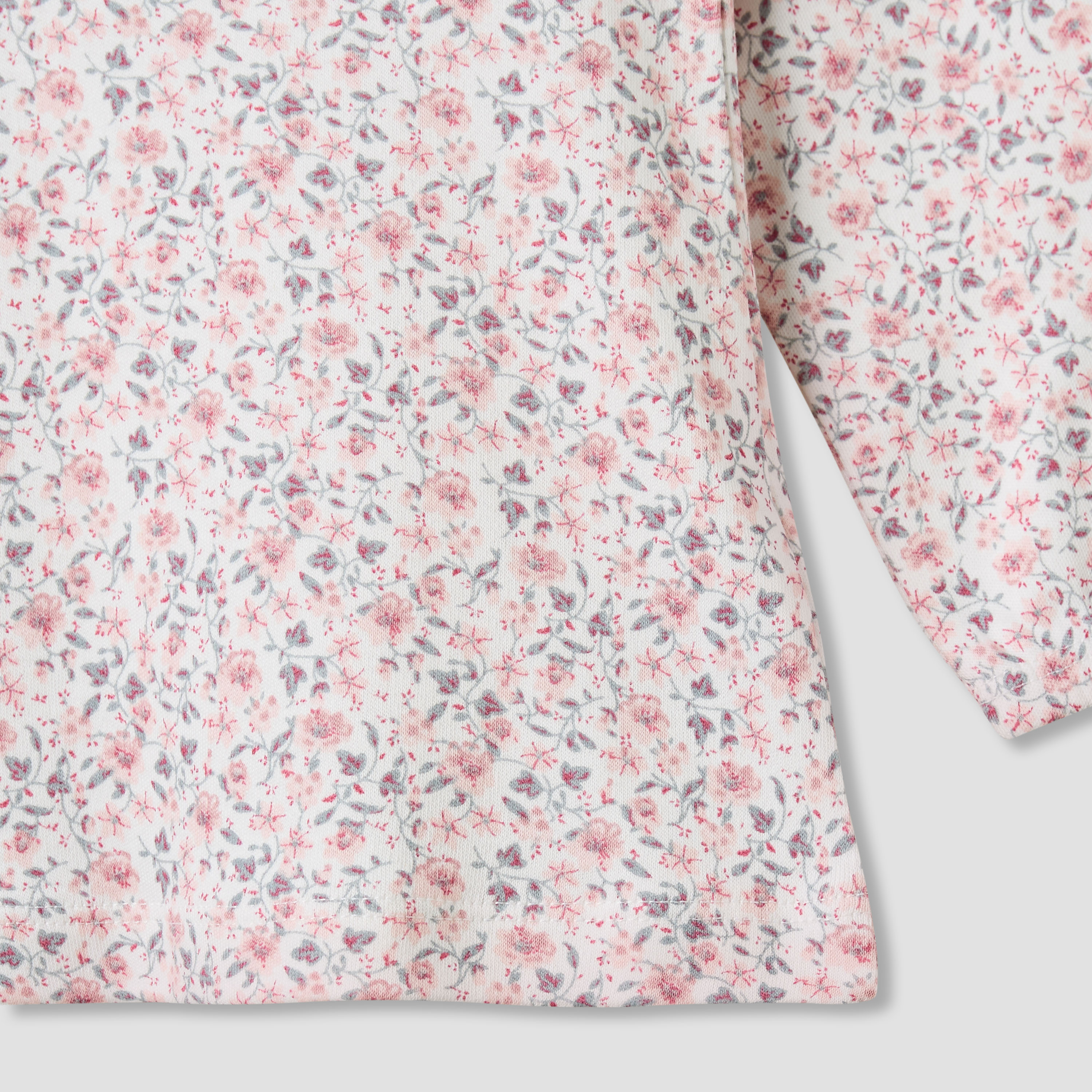 Juniors Floral Print T-shirt and Pyjama Set-baby-girls-clothing-nightwear-pyjamasets-image-5