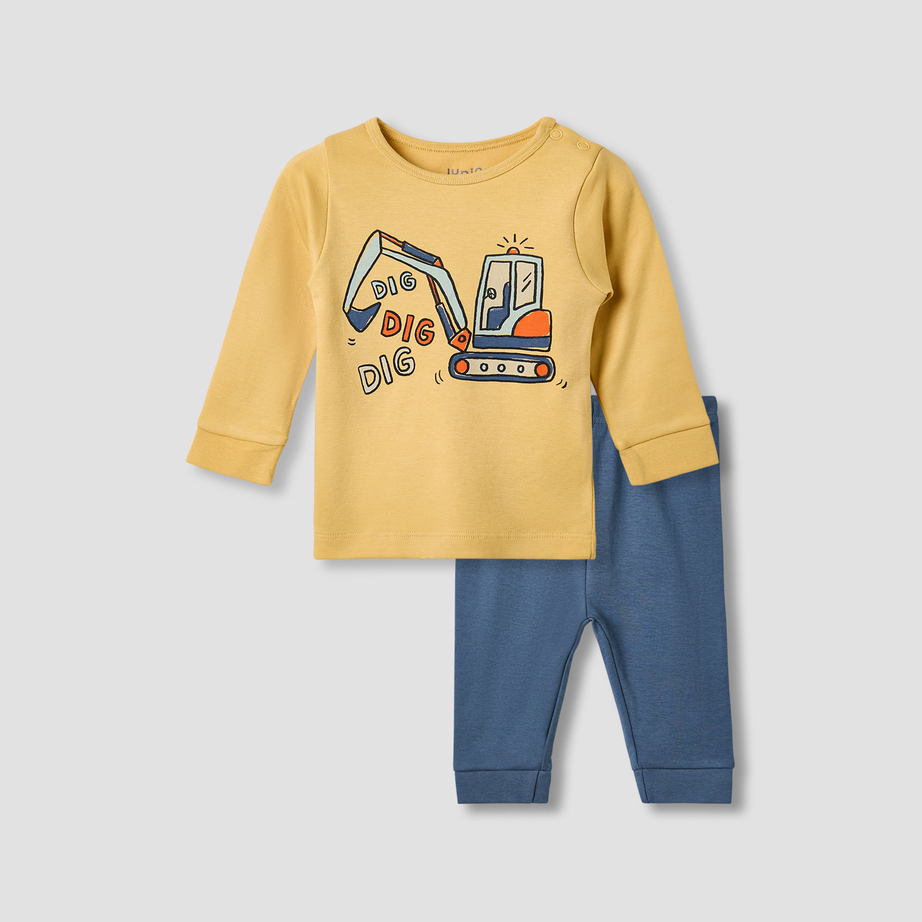 طقم بنطلون بيجاما وتيشيرت بطبعات جرافيك من جونيورز-baby-boys-clothing-nightwear-pyjamasets-image-1