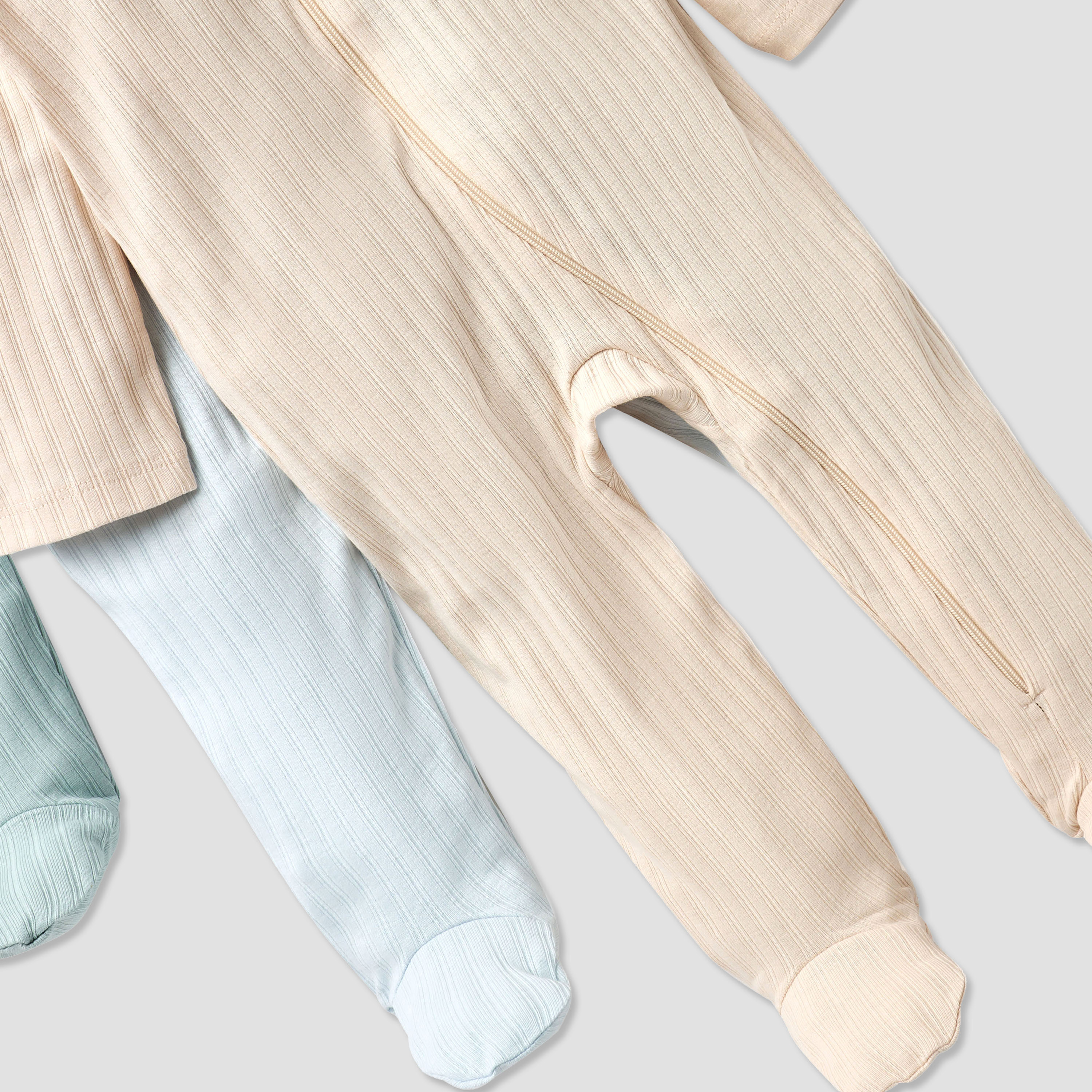 Juniors Textured Closed Feet Sleepsuit with Long Sleeves - Set of 7-baby-boys-clothing-nightwear-sleepsuits-image-10