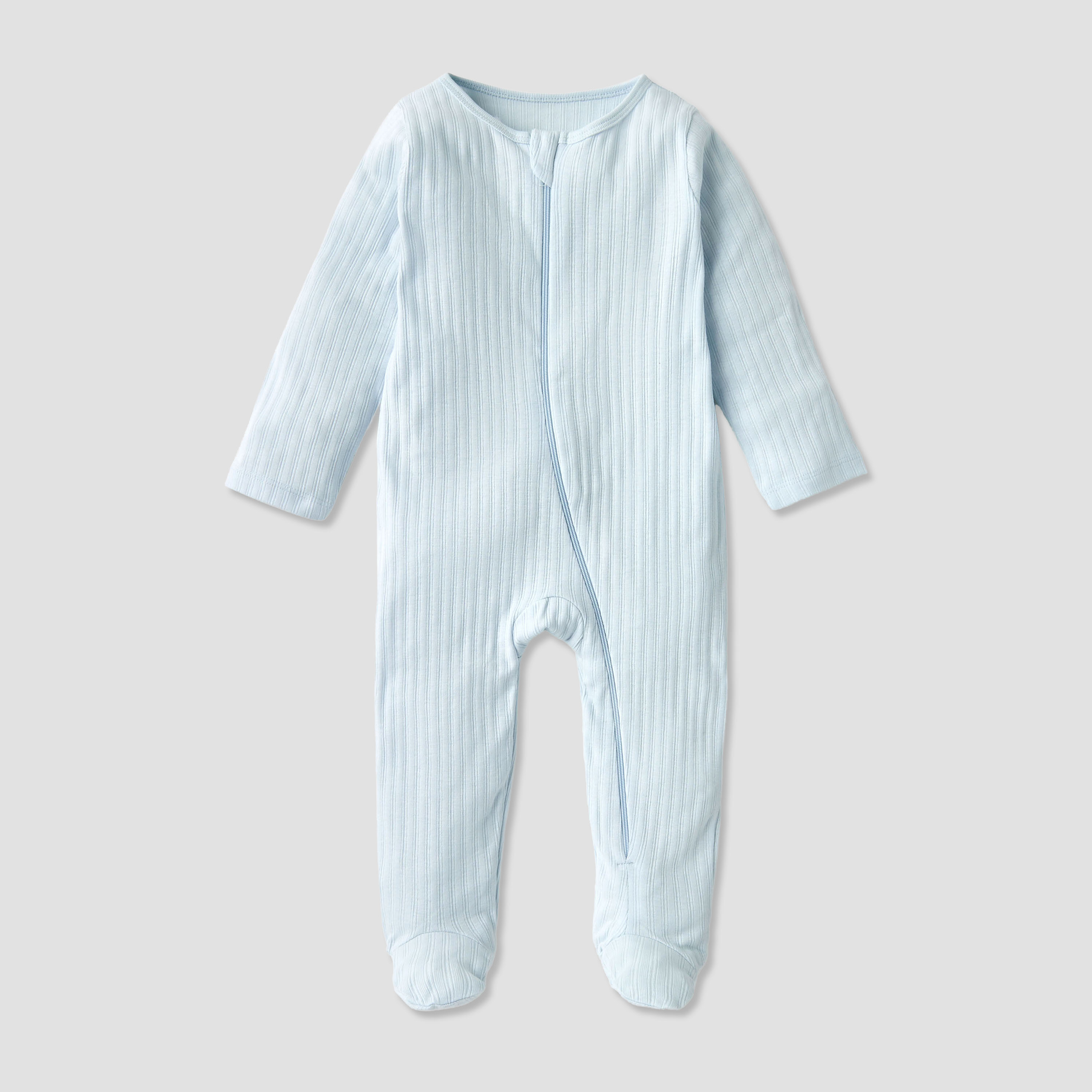 Juniors Textured Closed Feet Sleepsuit with Long Sleeves - Set of 7-baby-boys-clothing-nightwear-sleepsuits-image-3