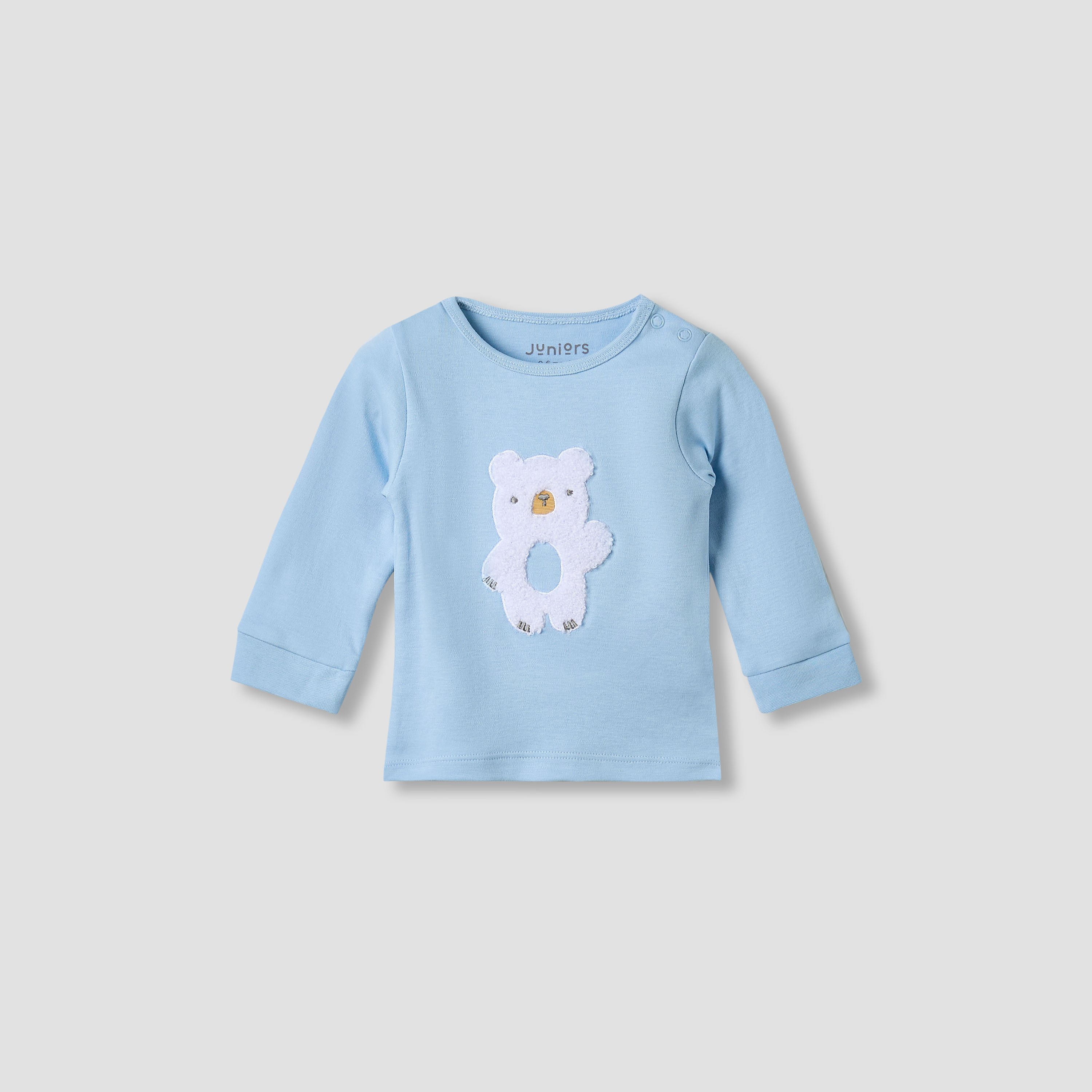 طقم بيجاما قطن بطبعات فيل وأكمام طويلة من جونيورز-baby-boys-clothing-nightwear-pyjamasets-image-2