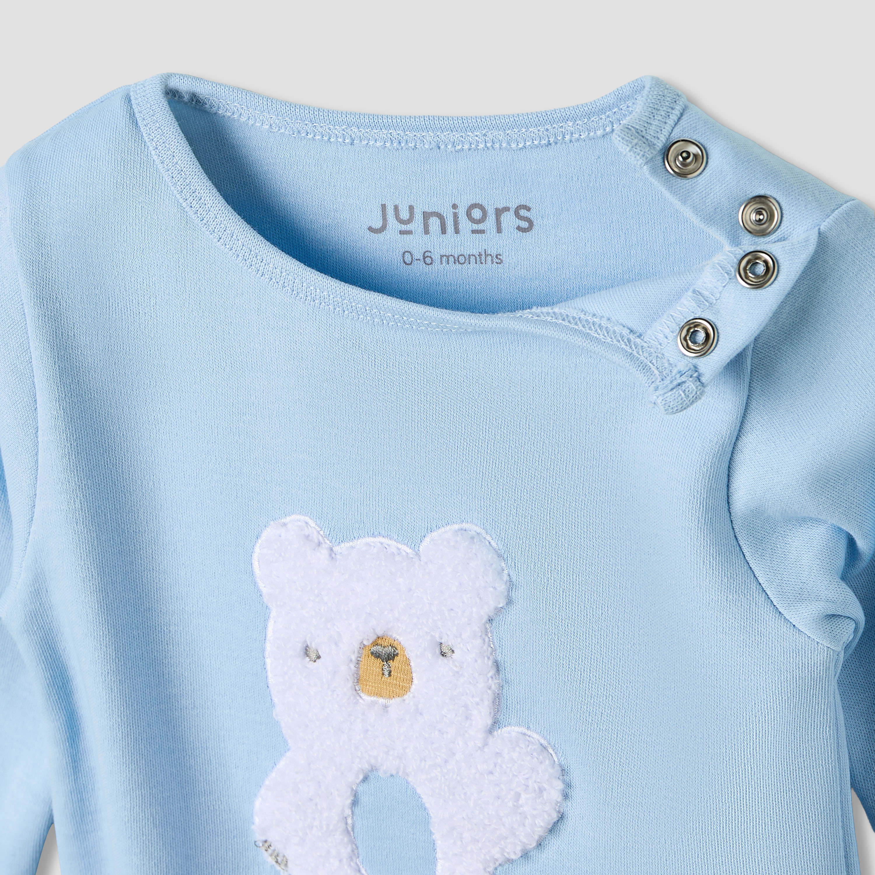طقم بيجاما قطن بطبعات فيل وأكمام طويلة من جونيورز-baby-boys-clothing-nightwear-pyjamasets-image-4