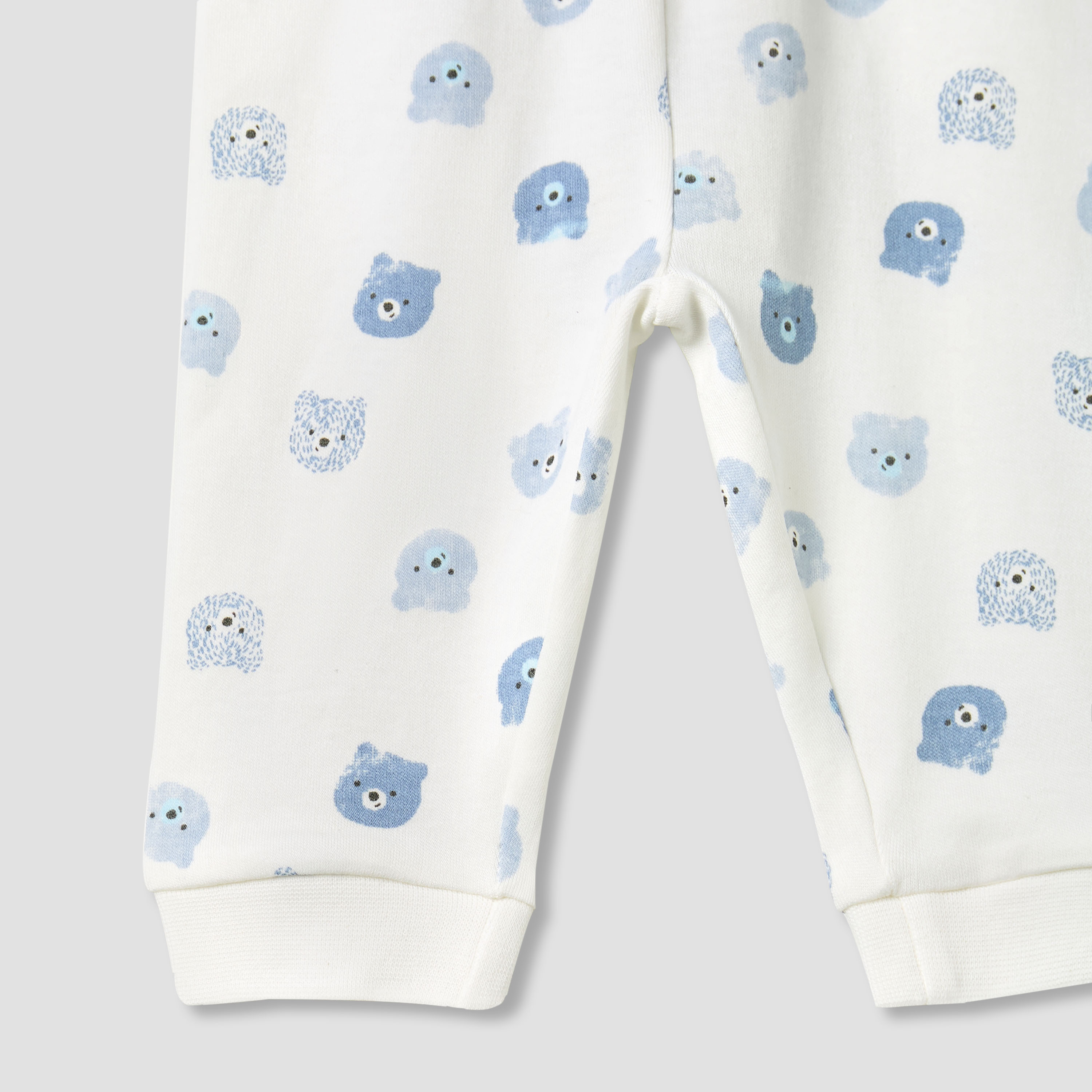 طقم بنطلون بيجاما وتيشيرت قطن بياقة مستديرة وأكمام طويلة وطبعات دب من جونيورز-baby-boys-clothing-nightwear-pyjamasets-image-7