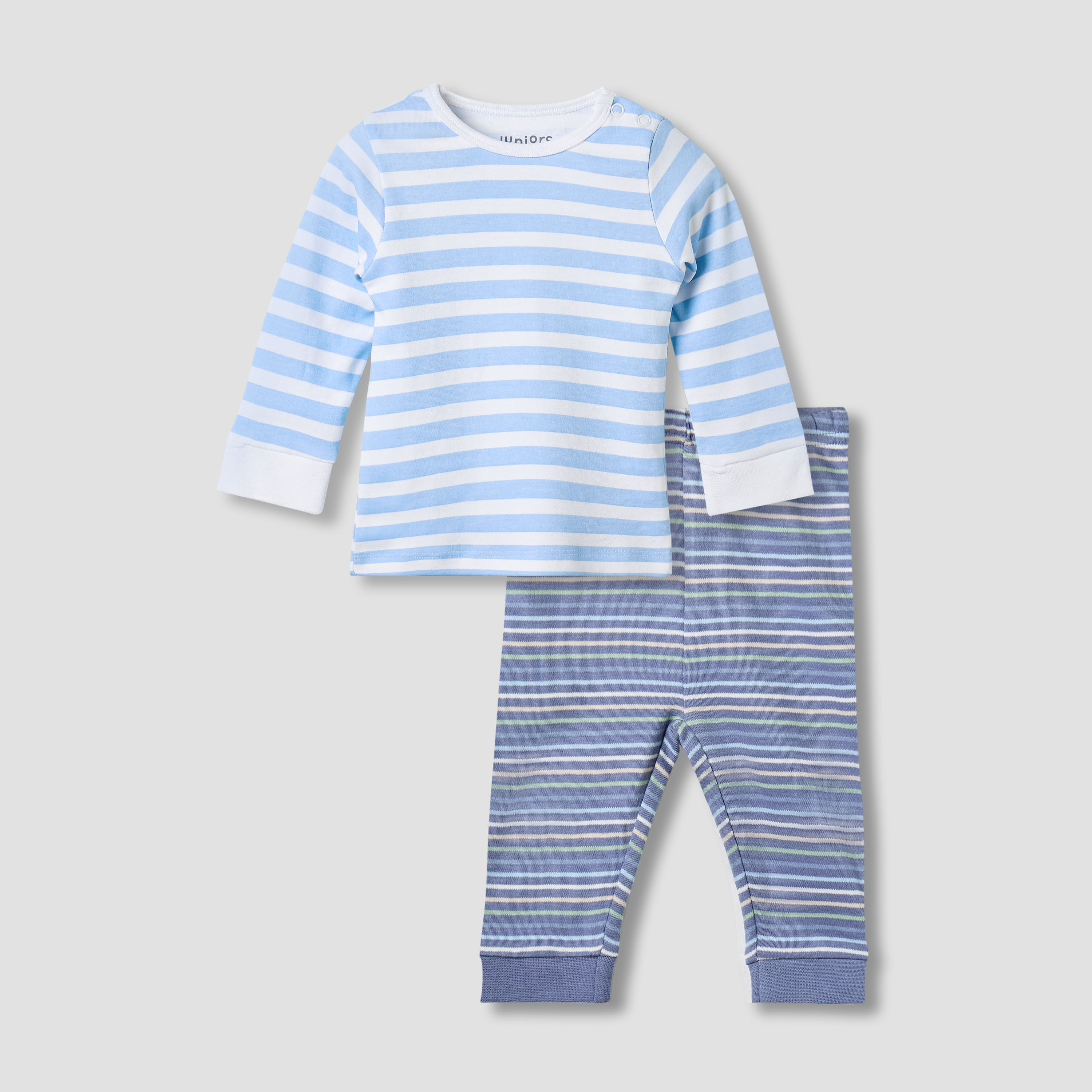 طقم تيشيرت وبنطلون بيجاما بطبعات أرنب من جونيورز-baby-girls-clothing-nightwear-pyjamasets-image-2