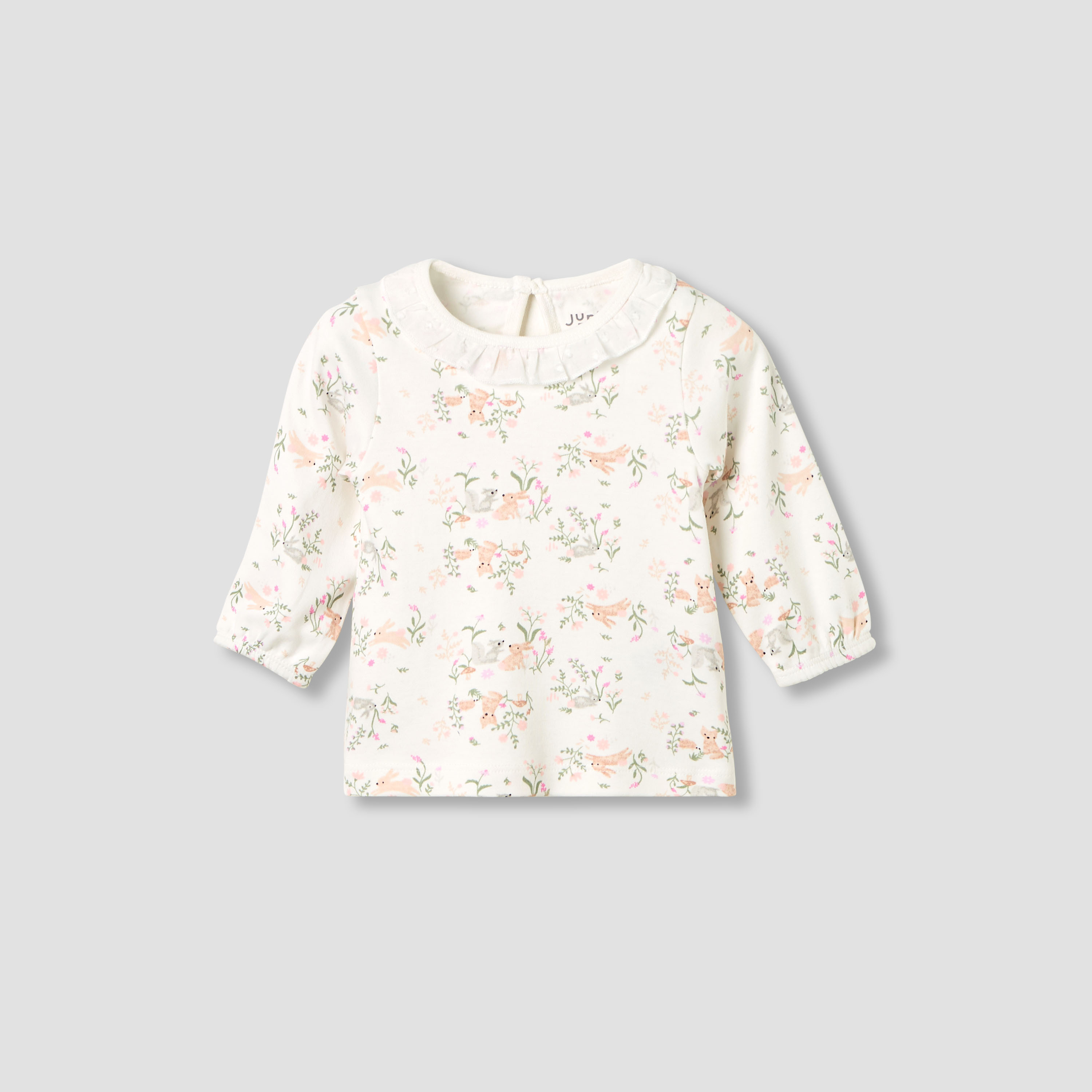 طقم تيشيرت مطرز وبنطلون بيجاما بطبعات من جونيورز-baby-girls-clothing-nightwear-pyjamasets-image-2