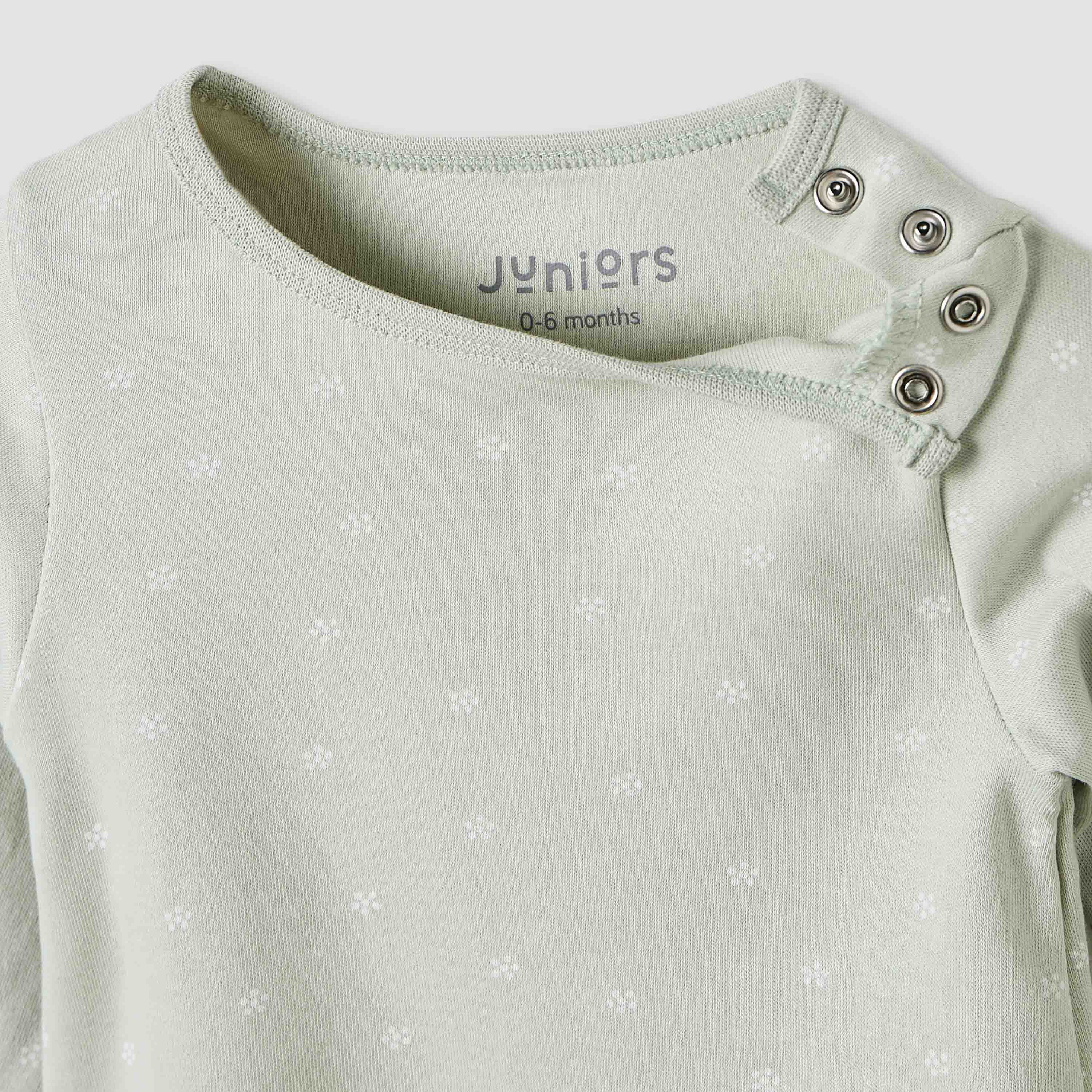 Juniors Floral Print T-shirt and Pyjama Set-baby-girls-clothing-nightwear-pyjamasets-image-4