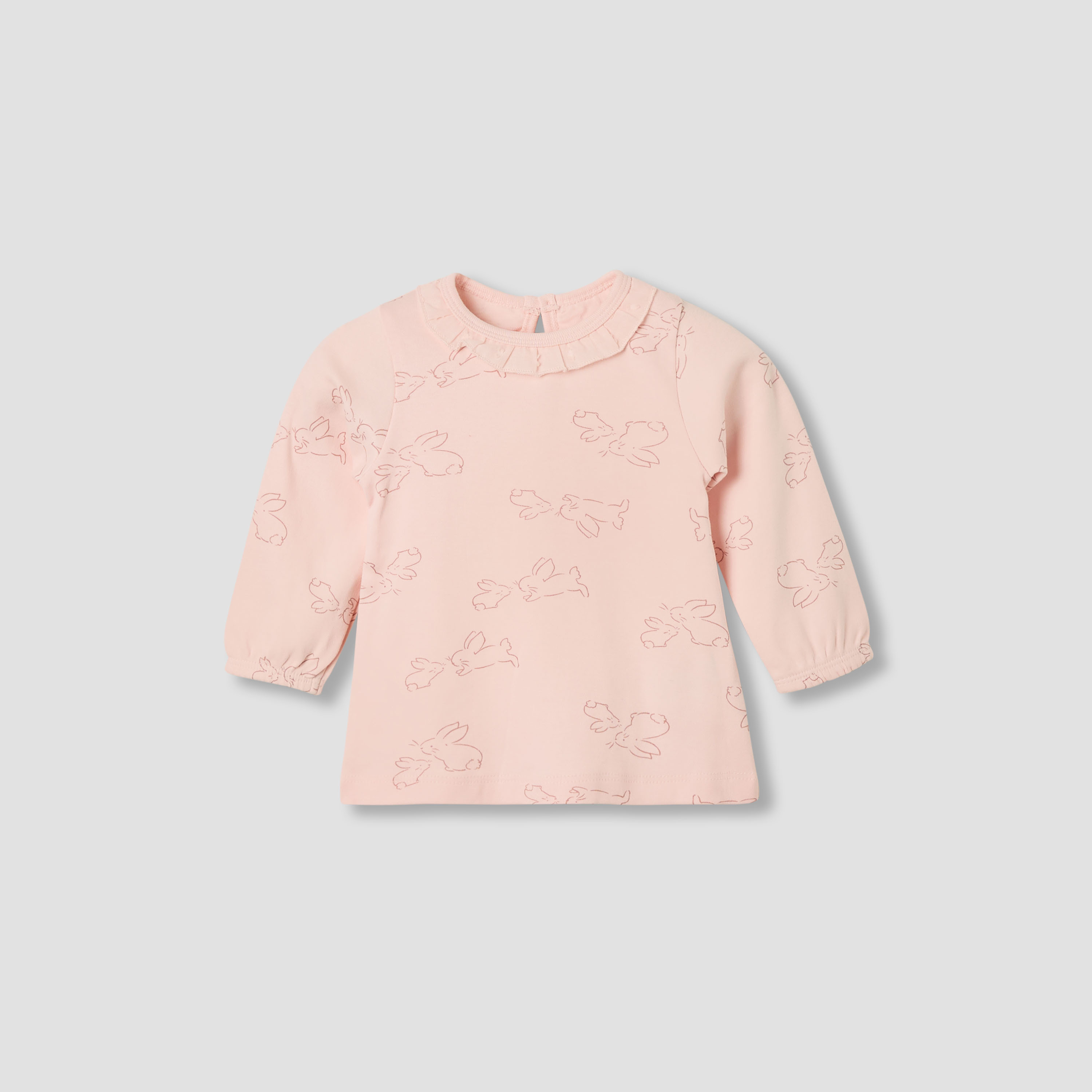 طقم تيشيرت بأكمام طويلة وبنطلون بيجاما بطبعات زهرية من جونيورز-baby-girls-clothing-nightwear-pyjamasets-image-2