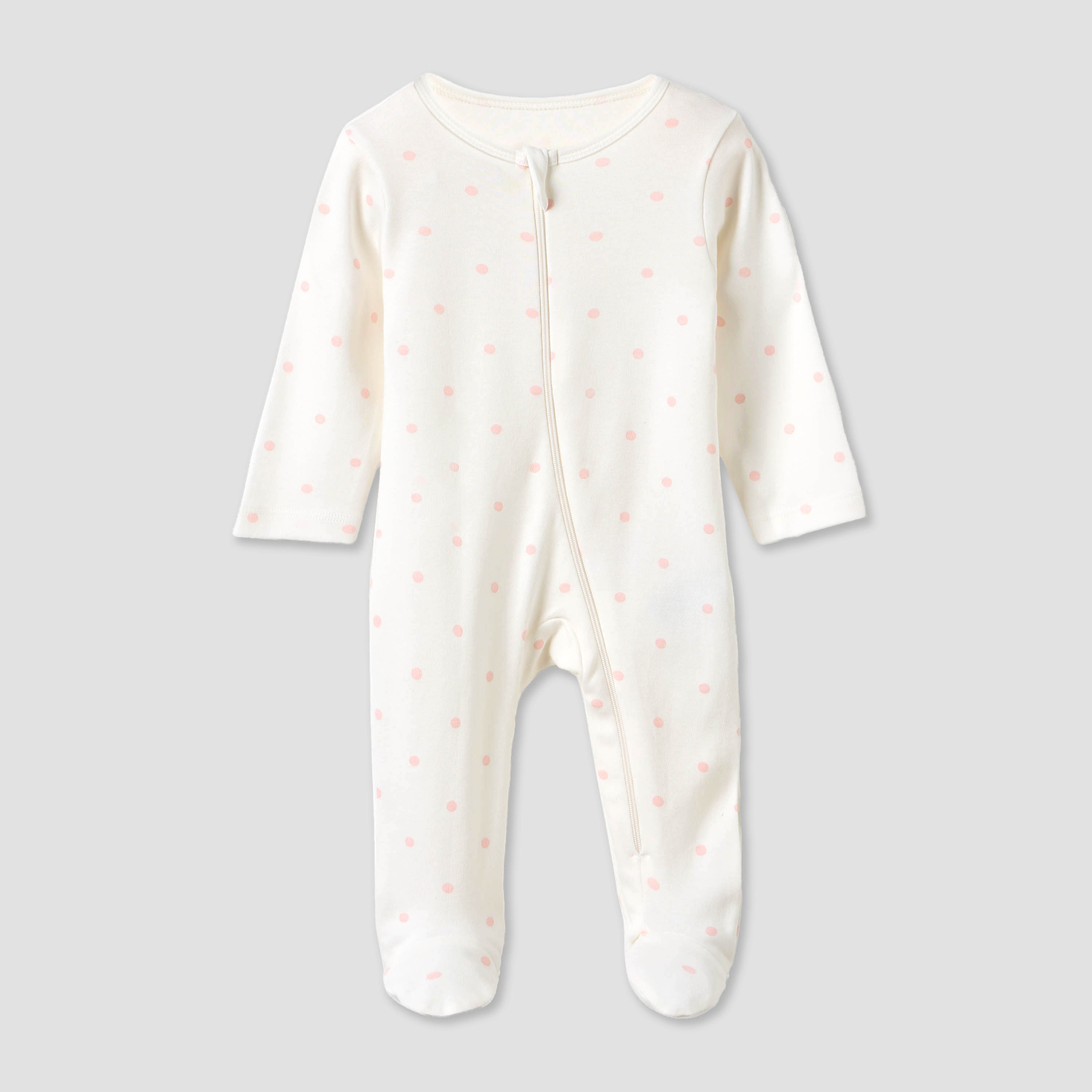 طقم بدلة نوم بياقة مستديرة وسحاب إغلاق وطبعات أزهار من جونيورز - طقم من 5 قطع-baby-girls-clothing-nightwear-sleepsuits-image-4