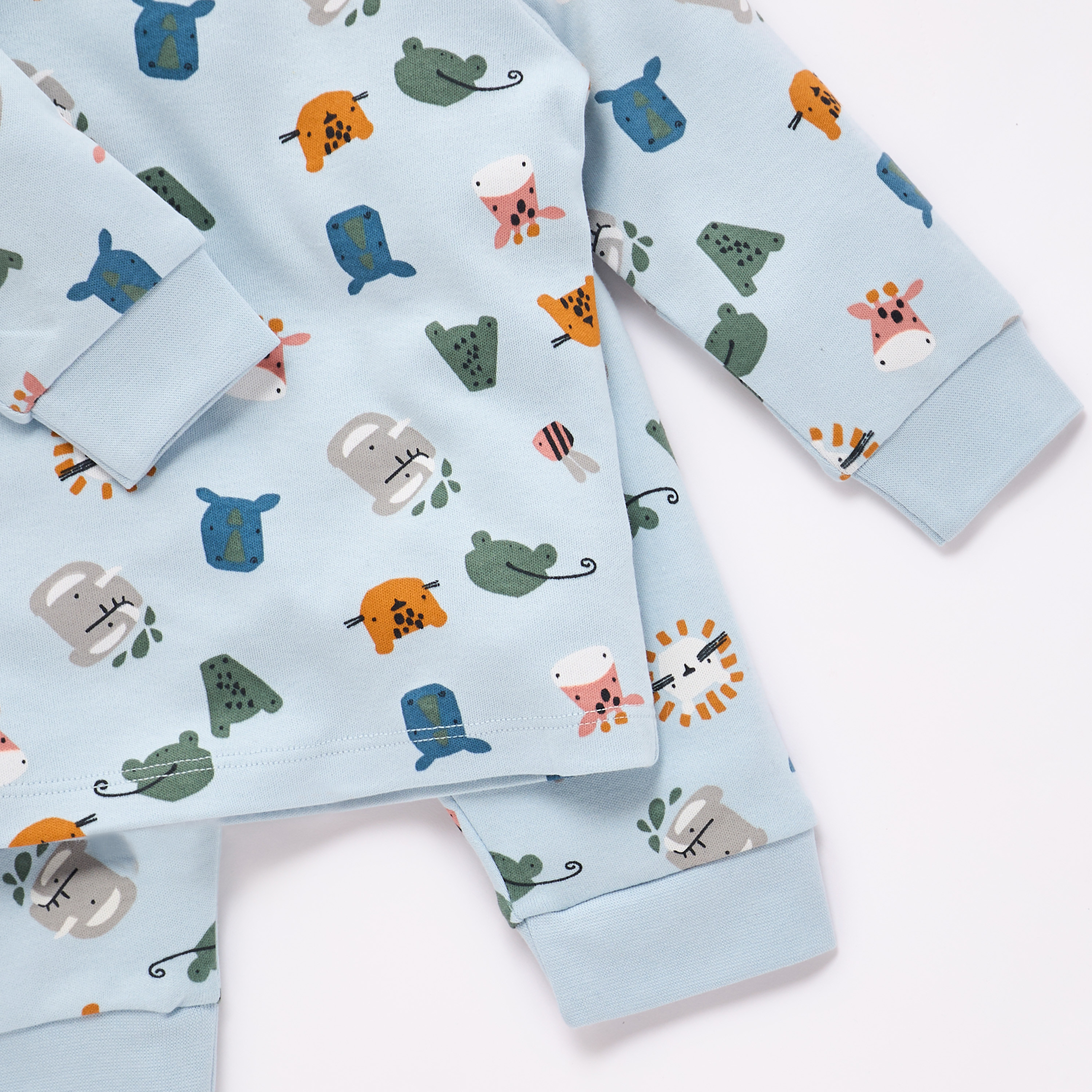 Juniors All-Over Animal Print T-shirt and Pyjama Set-baby-boys-clothing-nightwear-pyjamasets-image-6