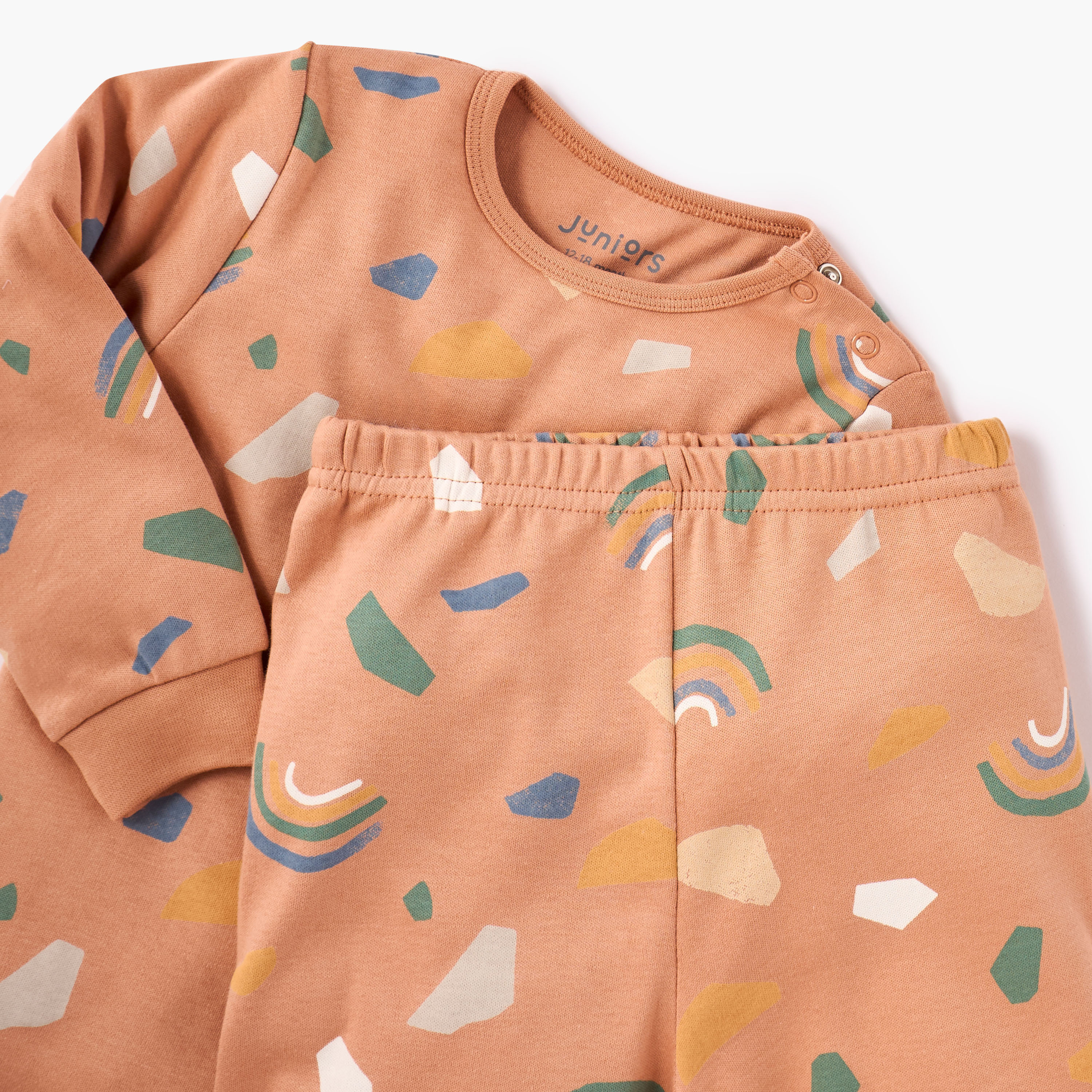 Juniors All-Over Printed T-shirt and Pyjama Set-baby-boys-clothing-nightwear-pyjamasets-image-5