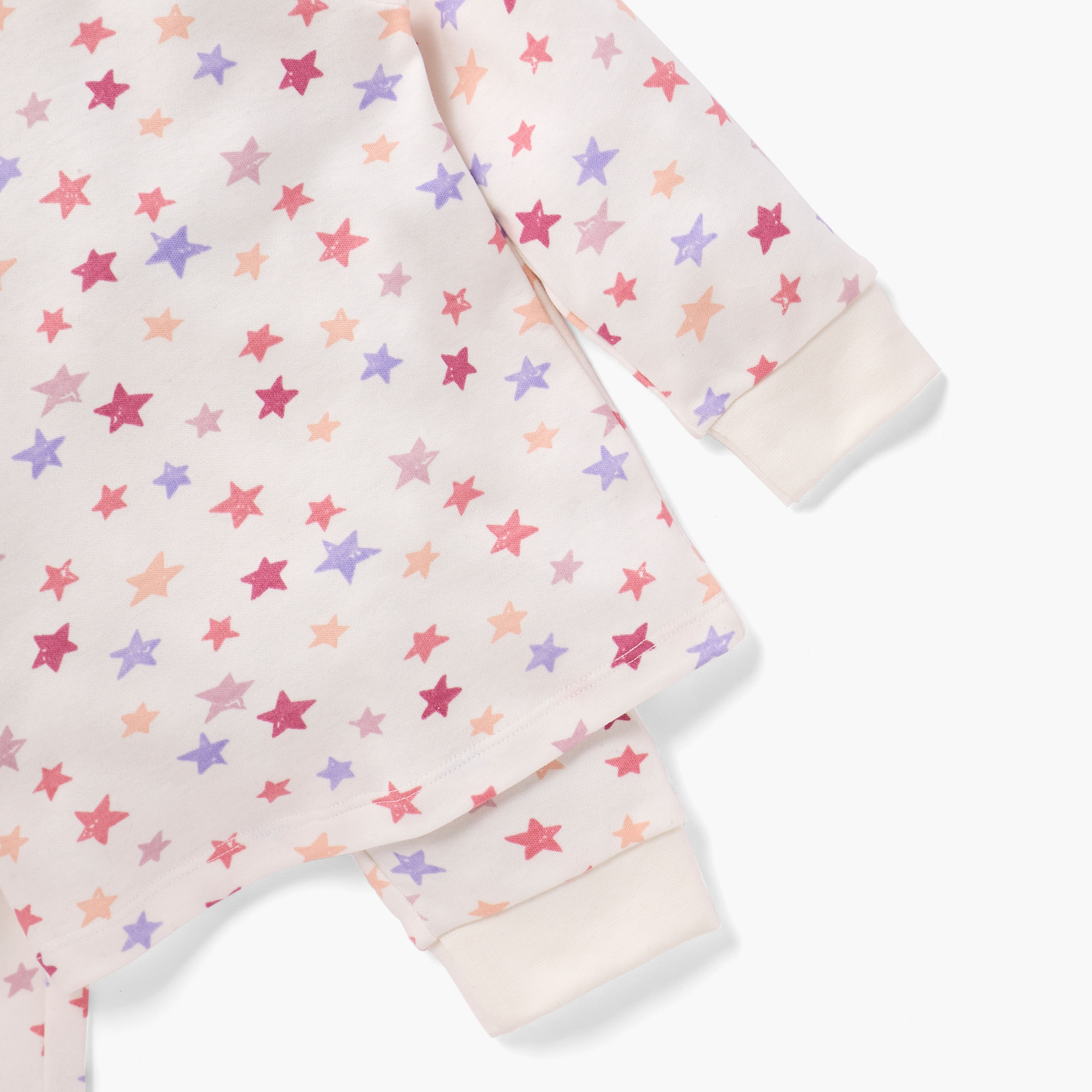 Juniors All-Over Star Print T-shirt and Pyjama Set-baby-girls-clothing-nightwear-pyjamasets-image-6
