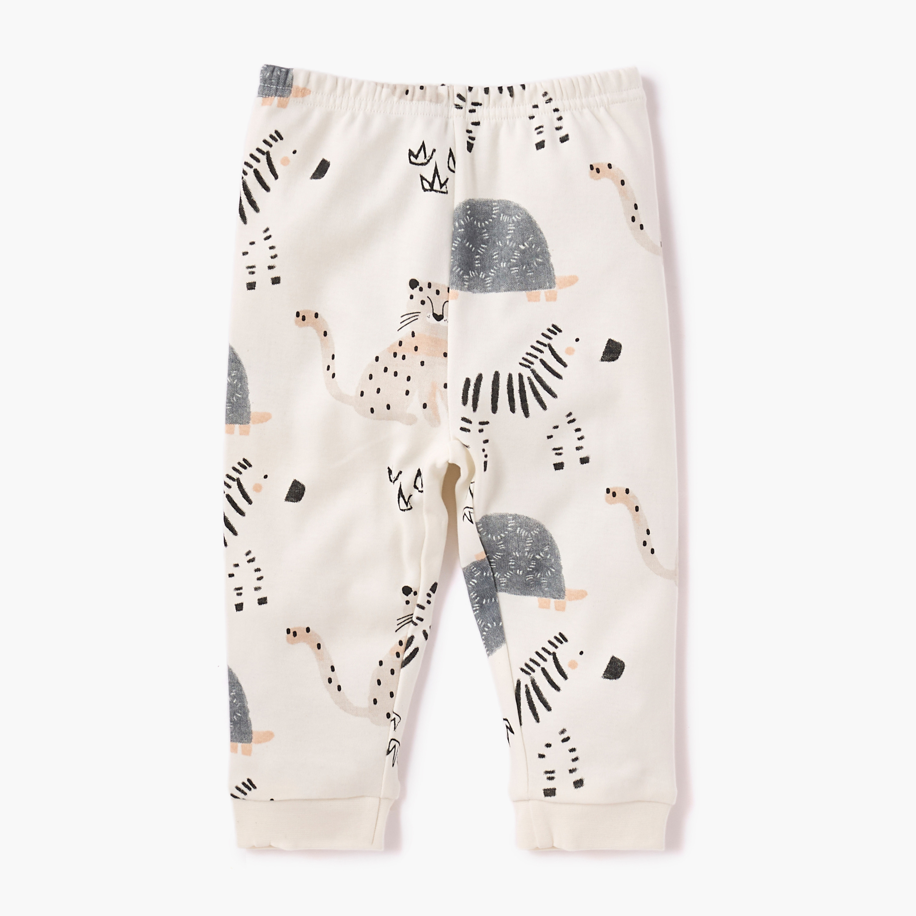 Juniors All-Over Wild Animals Print T-shirt and Pyjama Set-baby-boys-clothing-nightwear-pyjamasets-image-3