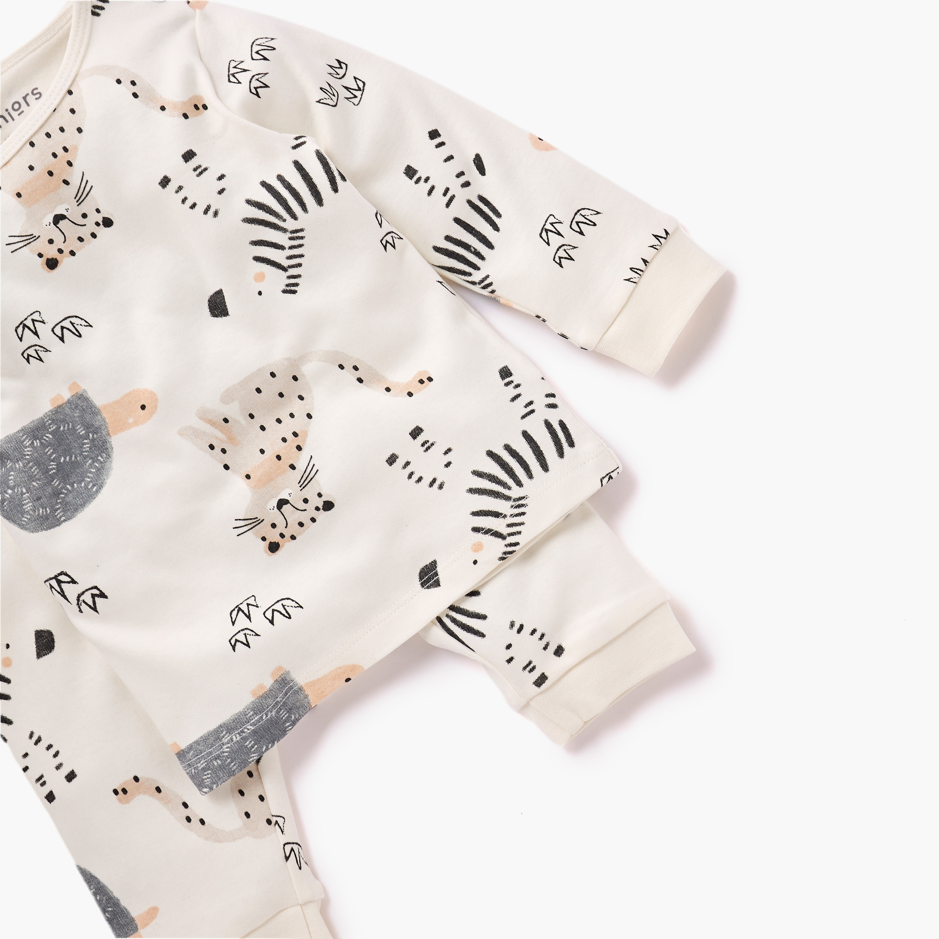 Juniors All-Over Wild Animals Print T-shirt and Pyjama Set-baby-boys-clothing-nightwear-pyjamasets-image-5