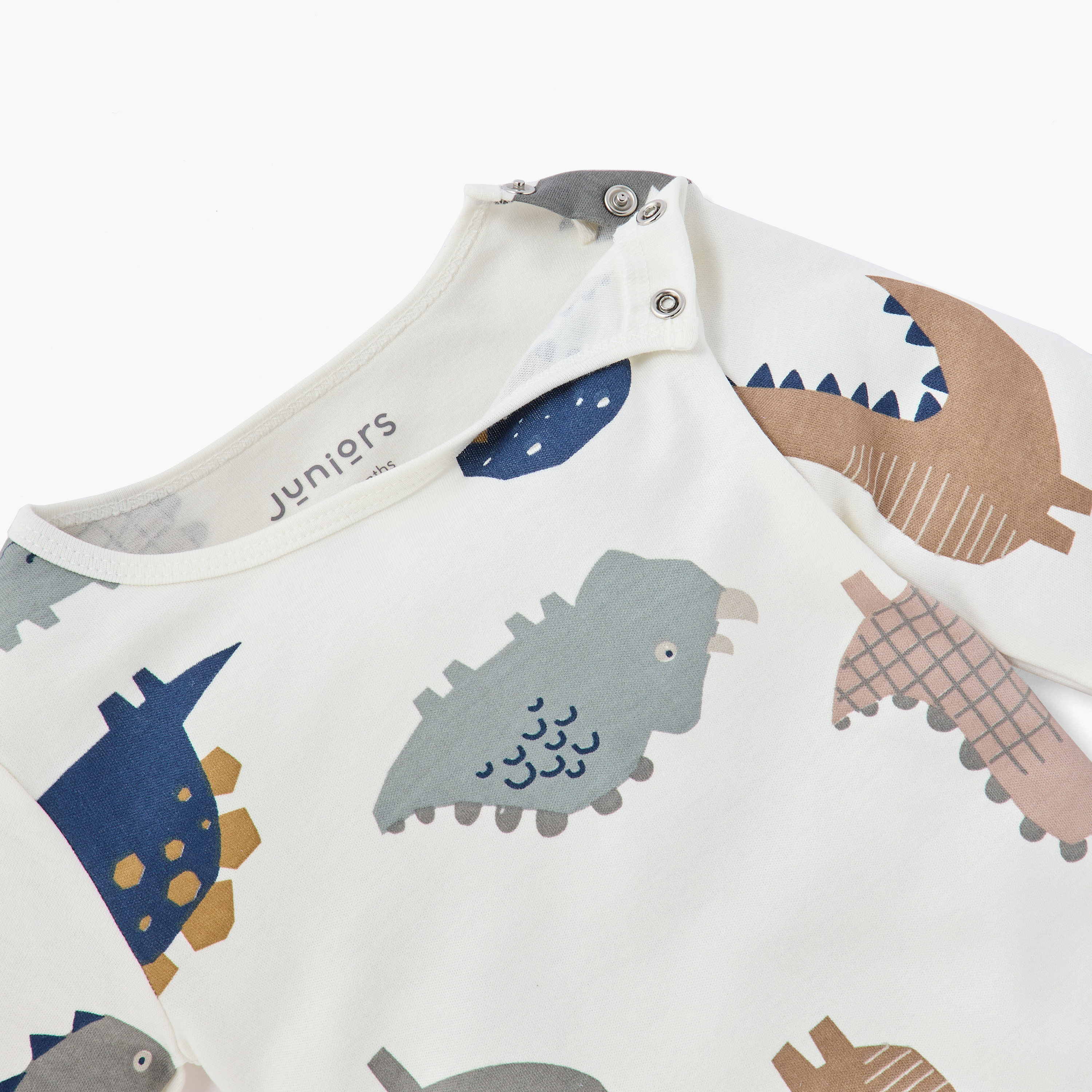 Juniors All-Over Dinosaur Print T-shirt and Pyjama Set-baby-boys-clothing-nightwear-pyjamasets-image-4