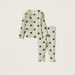 Juniors All-Over Polka Dot Print T-shirt and Elasticated Pyjama Set-Pyjama Sets-thumbnail-0