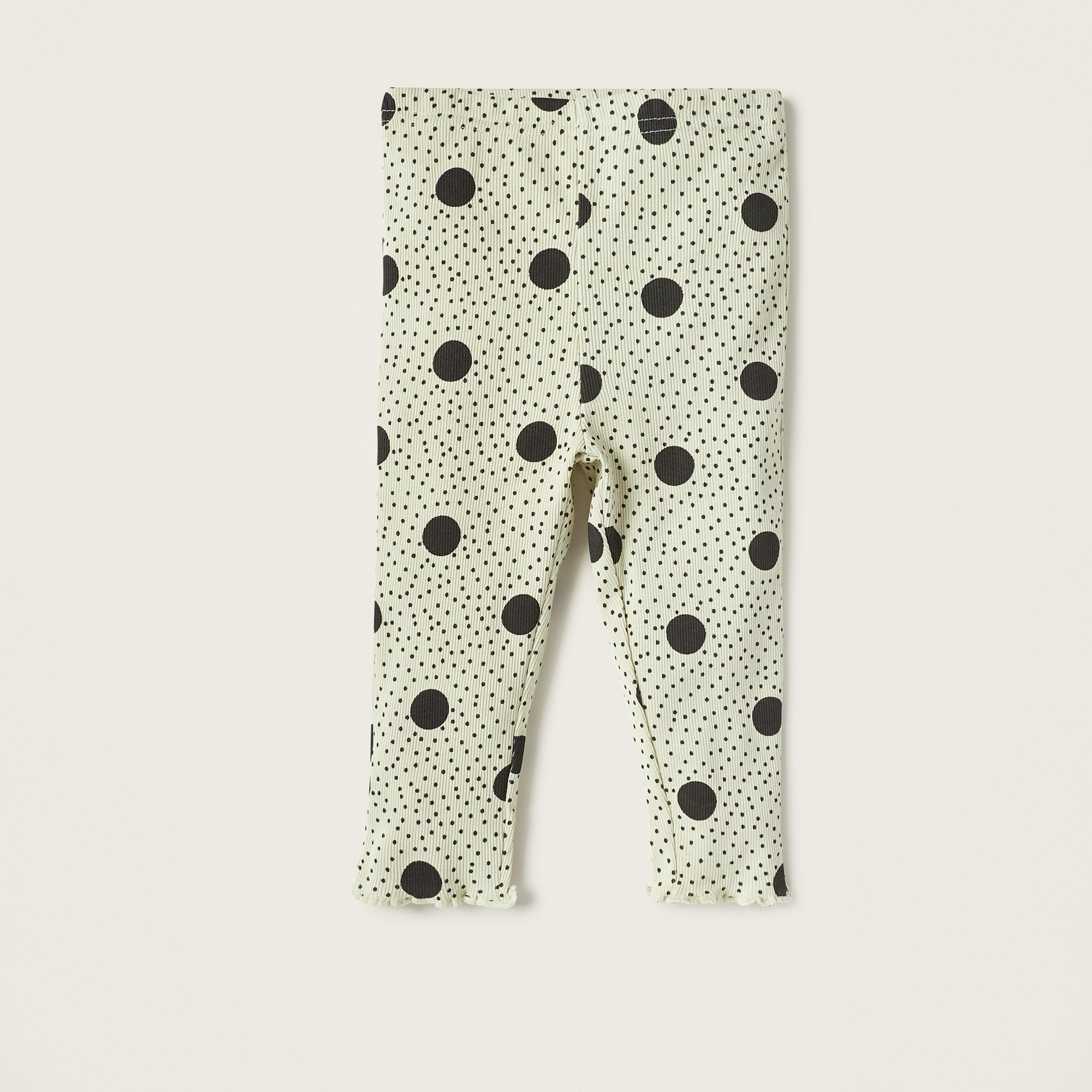 Juniors All-Over Polka Dot Print T-shirt and Elasticated Pyjama Set-baby-boys-clothing-nightwear-pyjamasets-image-3