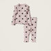 Juniors All-Over Polka Dot Print T-shirt and Elasticated Pyjama Set-Sleepsuits-thumbnailMobile-0