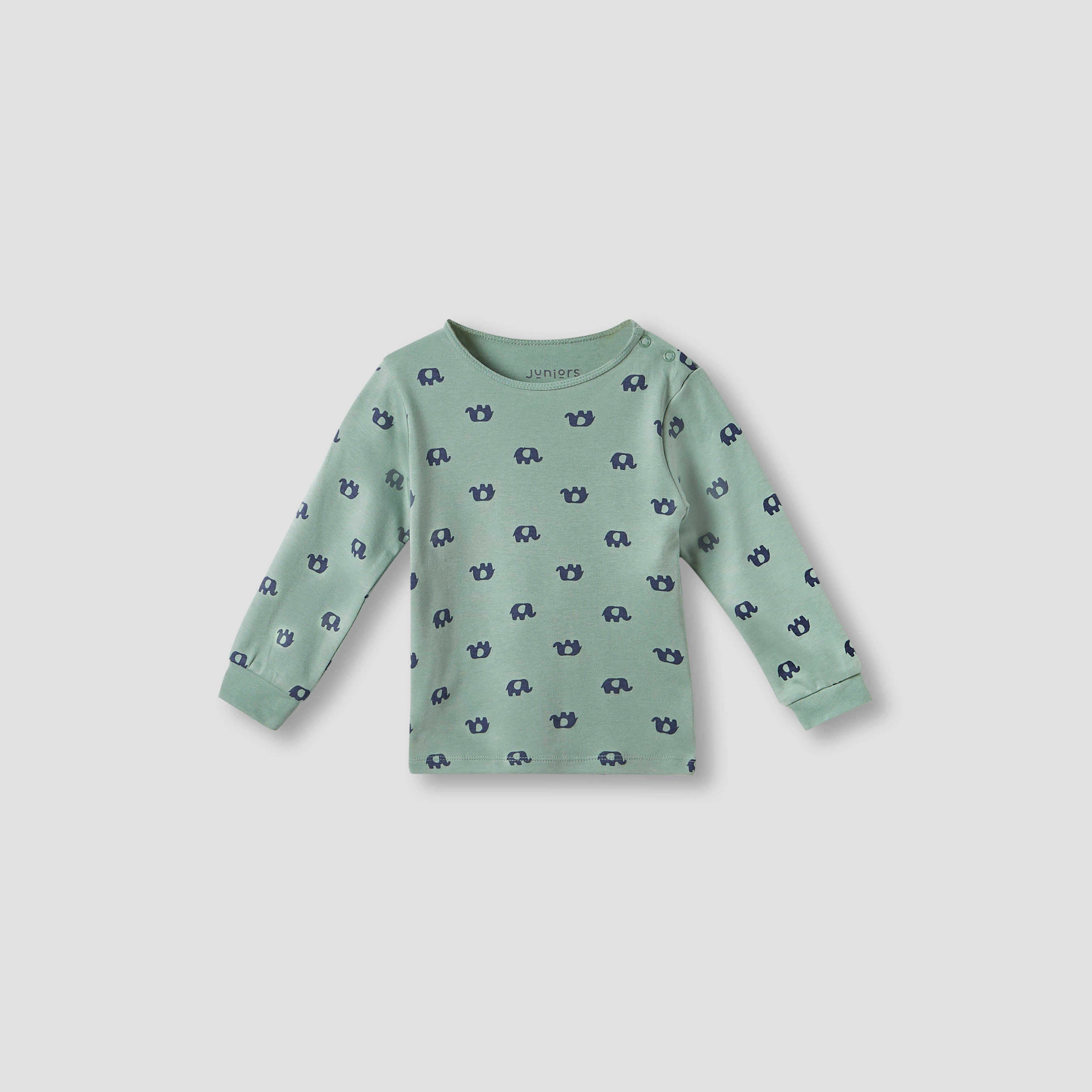 طقم بنطلون بيجاما وتيشيرت بأكمام طويلة وطبعات زرافة من جونيورز-baby-boys-clothing-nightwear-pyjamasets-image-2