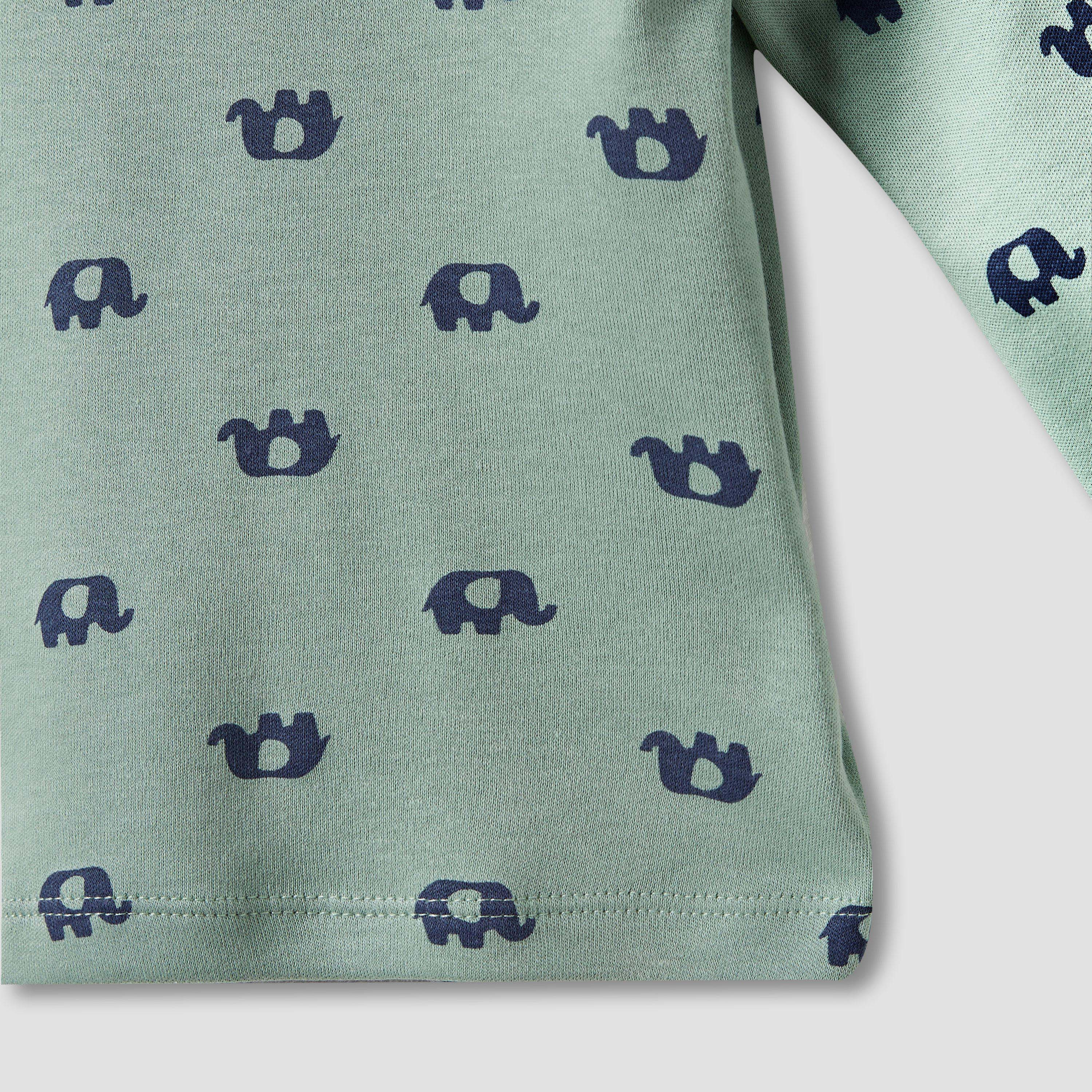 طقم بنطلون بيجاما وتيشيرت بأكمام طويلة وطبعات زرافة من جونيورز-baby-boys-clothing-nightwear-pyjamasets-image-5