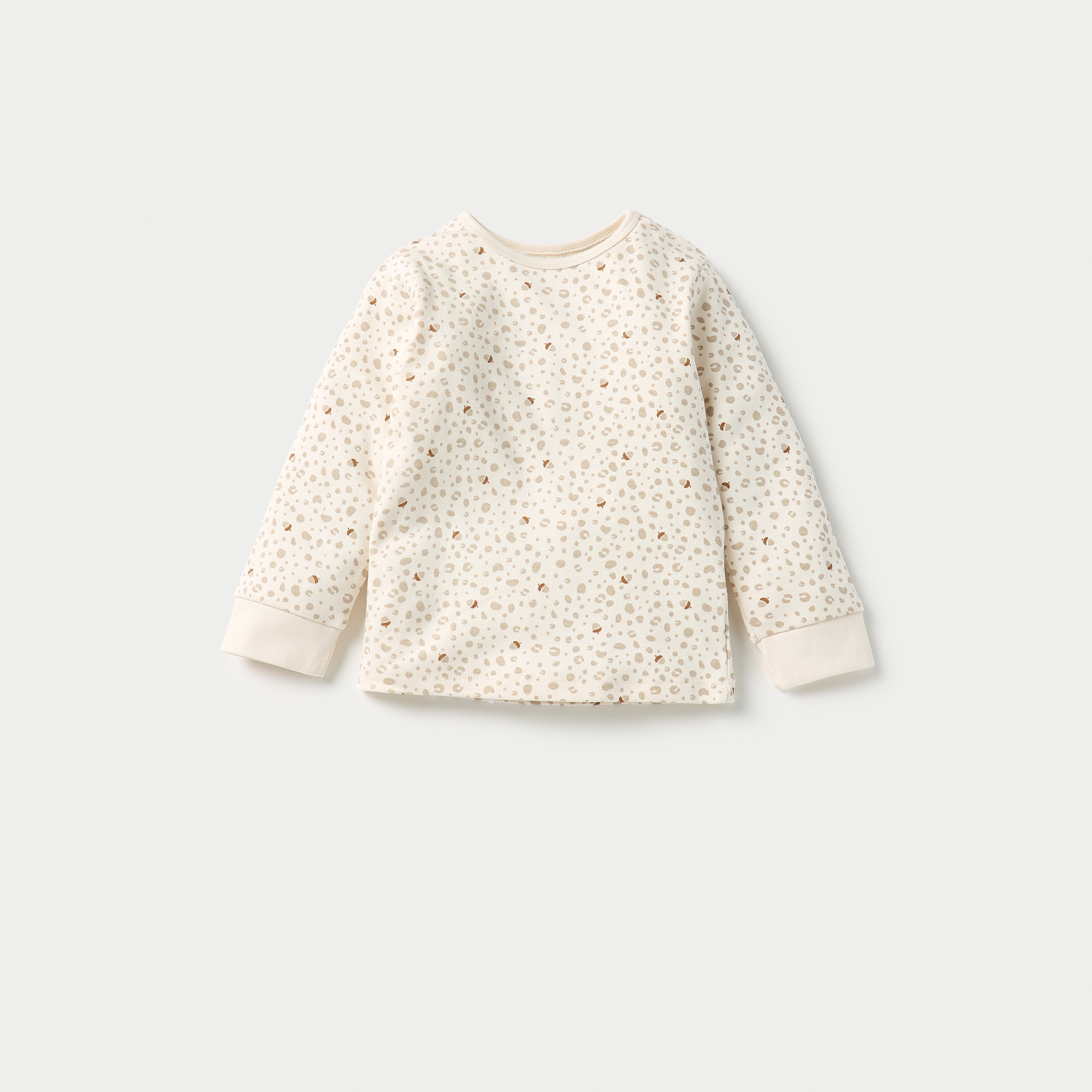 Juniors All-Over Print Long Sleeve T-shirt and Pyjama Set-baby-girls-clothing-nightwear-pyjamasets-image-2