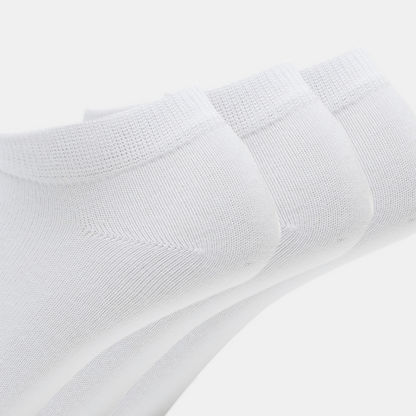 Solid Ankle Length Socks - Set of 3-Women%27s Socks-image-1
