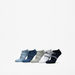Kappa Logo Print Ankle Length Socks - Set of 5-Men%27s Socks-thumbnailMobile-0